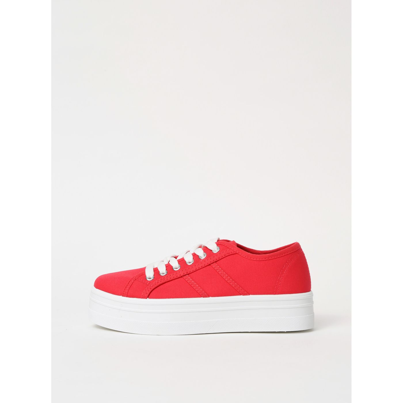 Dark pink women's sneakers on Haily ́s Pina platform