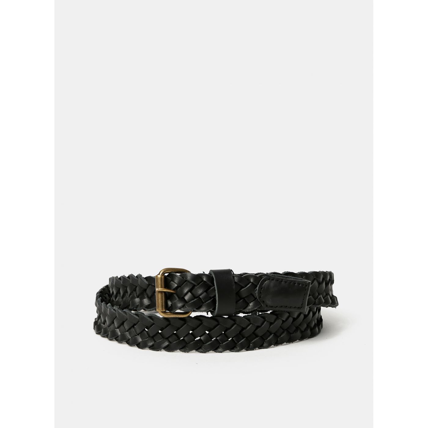 Black Leather Belt Jack & Jones Nate
