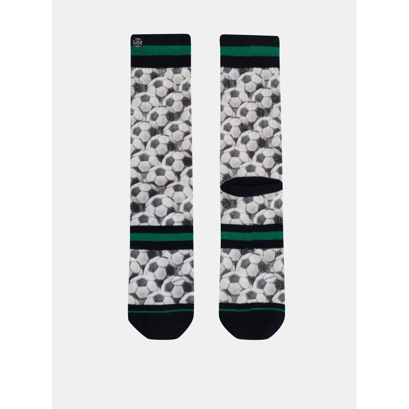 Men's White Patterned Socks XPOOOS