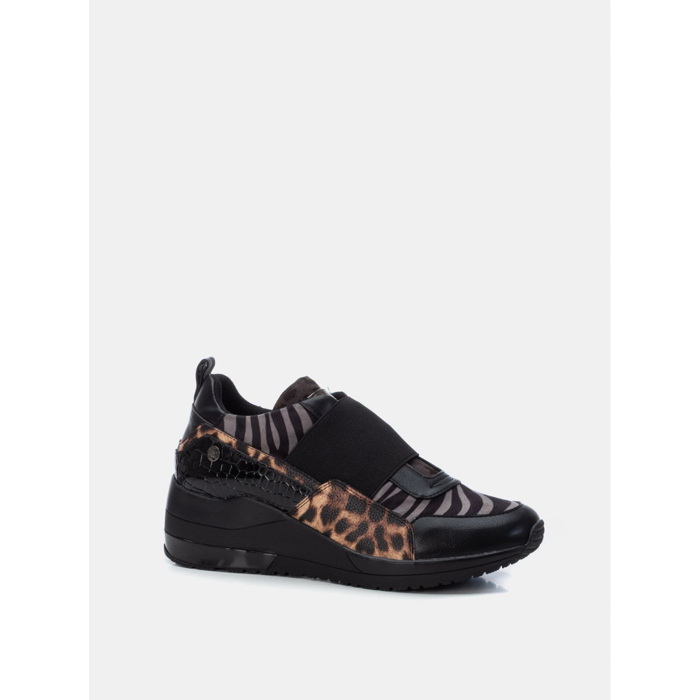 Black Women's Patterned Sneakers Xti