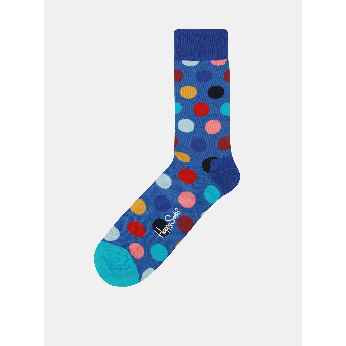 Modré puntíkované ponožky Happy Socks Big Dot