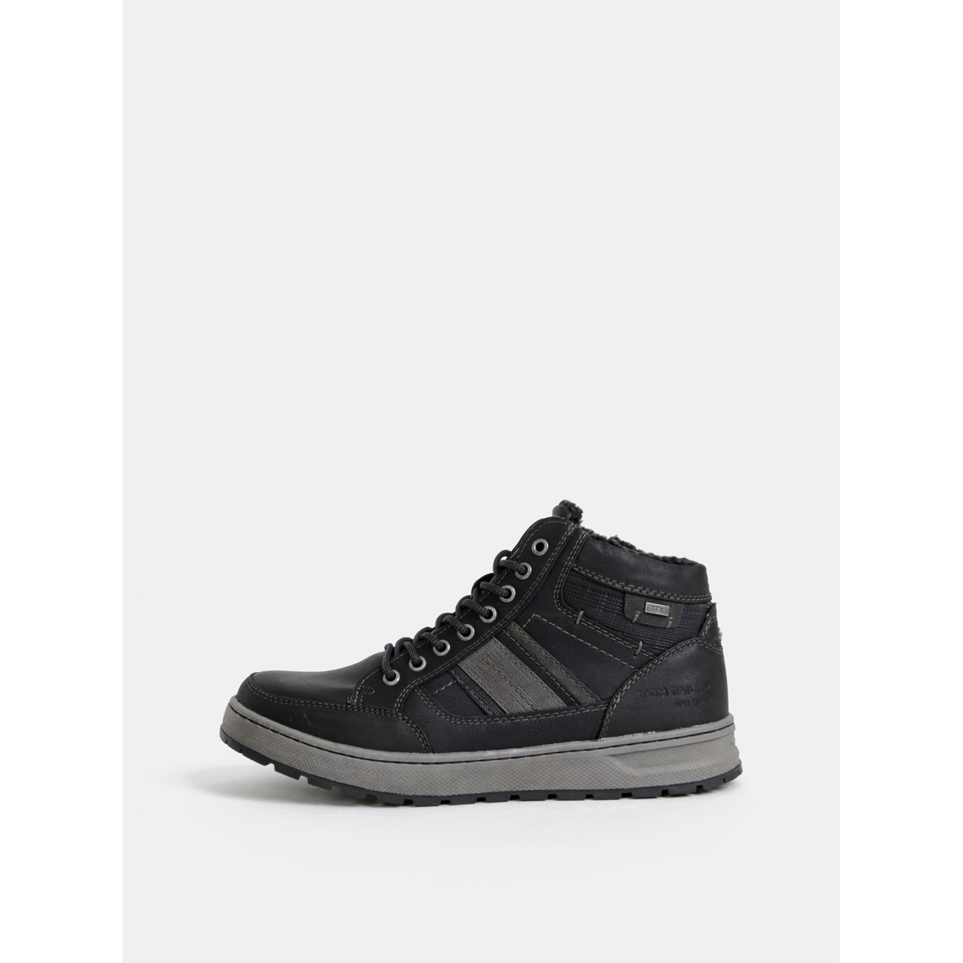 Tom Tailor Black Men's Water-Repellent Ankle Sneakers