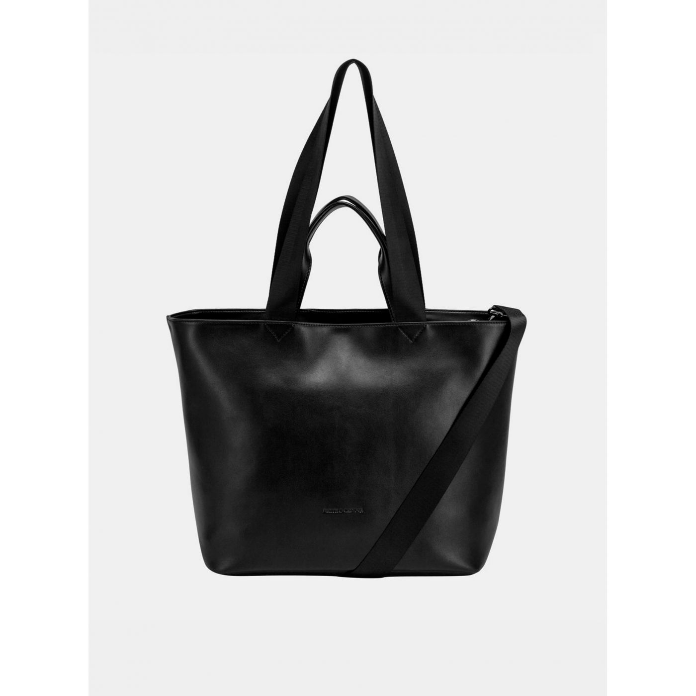 Smith & Canova Tote Black Leather Handbag