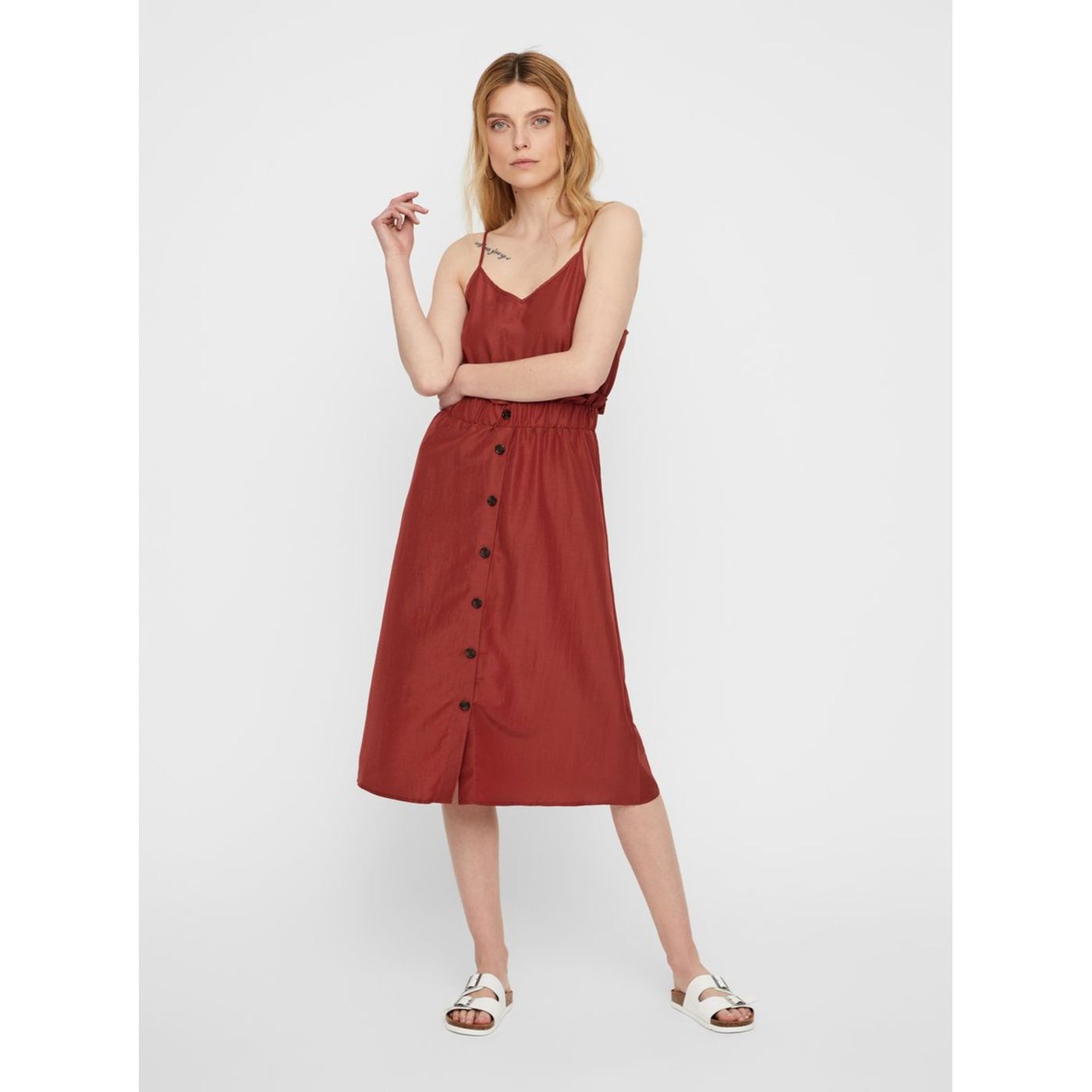 BRICK MIDI SCARS FOR HANGERS AWARE by VERO MODA Hero