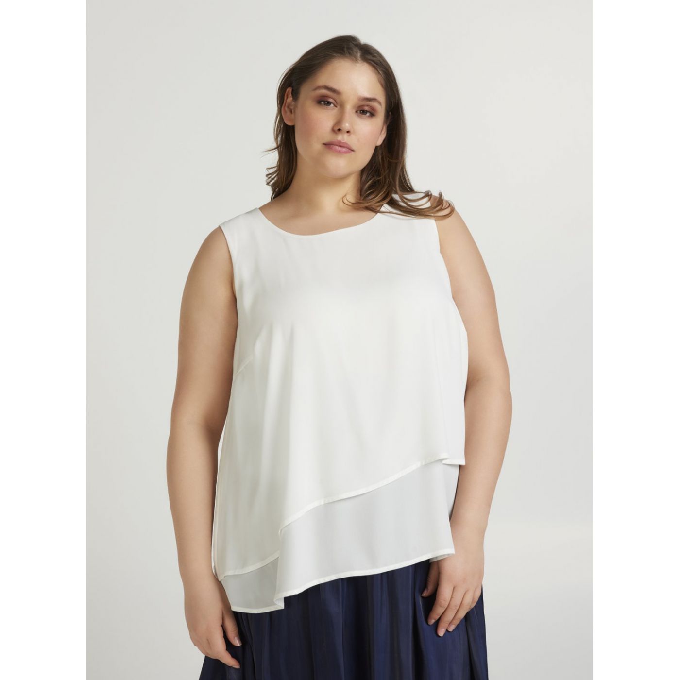 White Zizzi Top