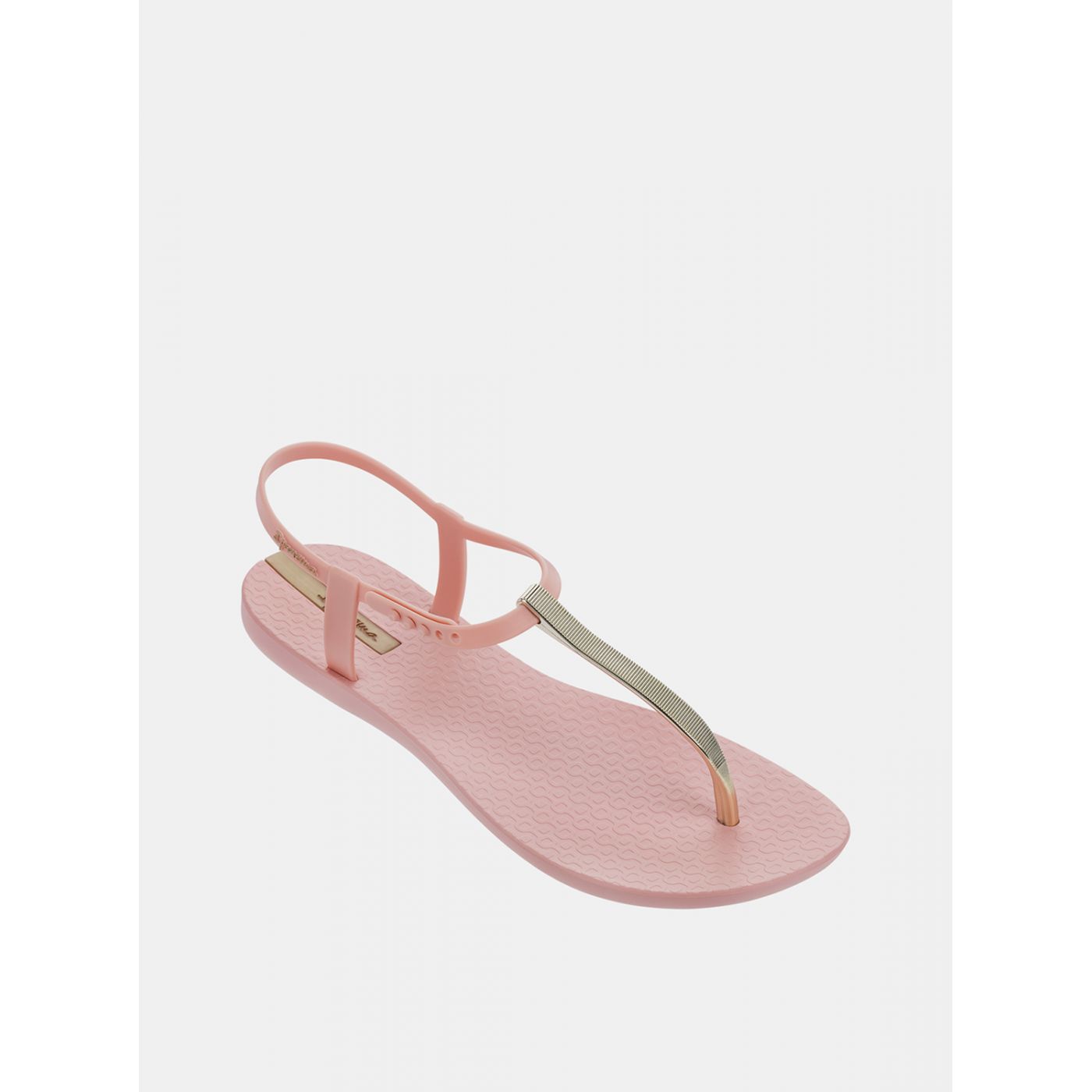 Pink sandals with details in gold Ipanema Charm V