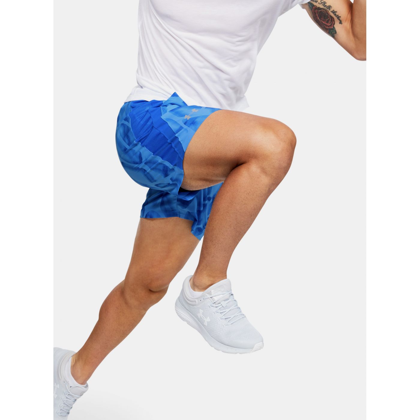 Blue Men's Patterned Shorts Launch SW Under Armour