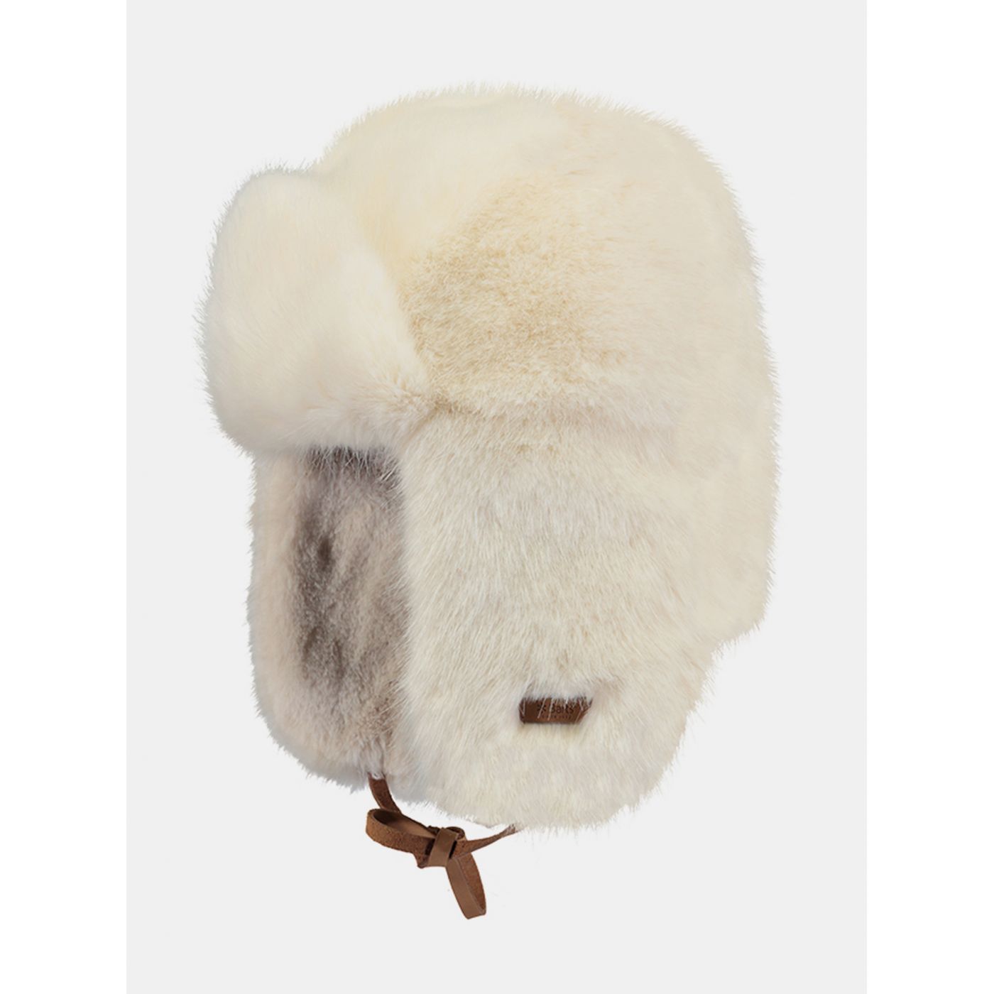 Cream women's cap in artificial fur Barts
