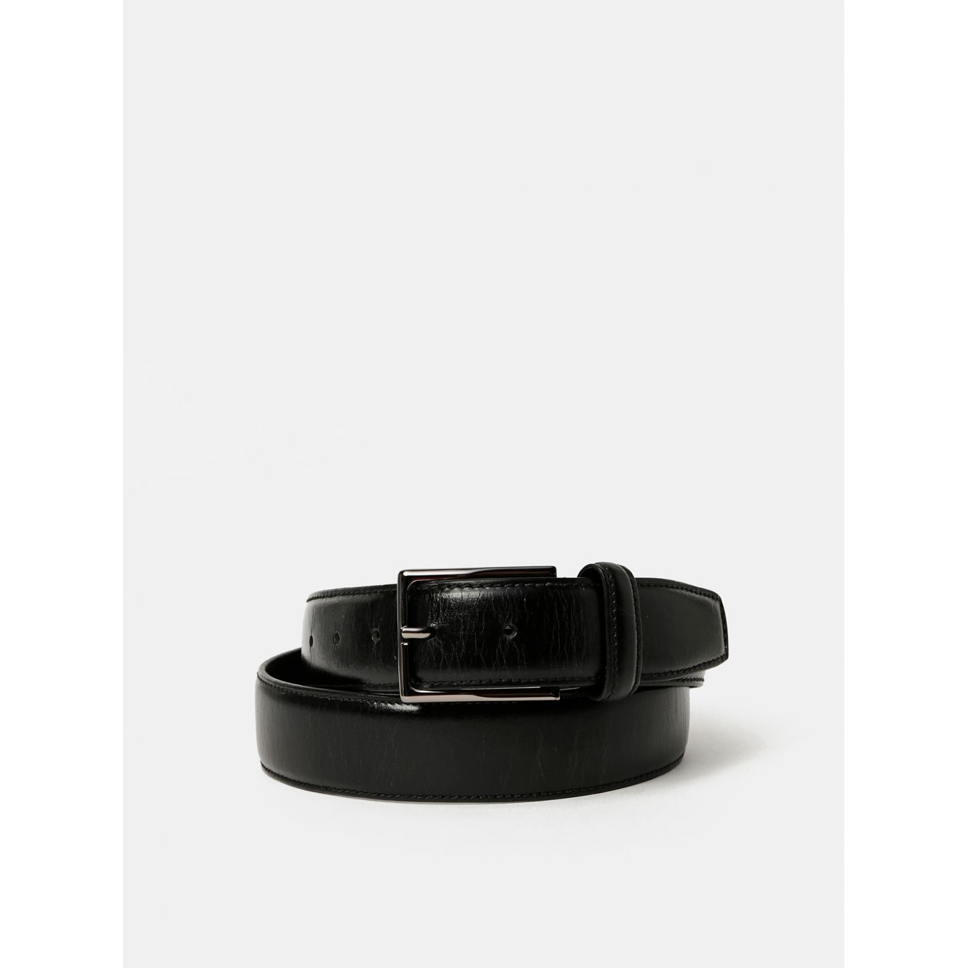 Dice Valona Black Men's Leather Belt