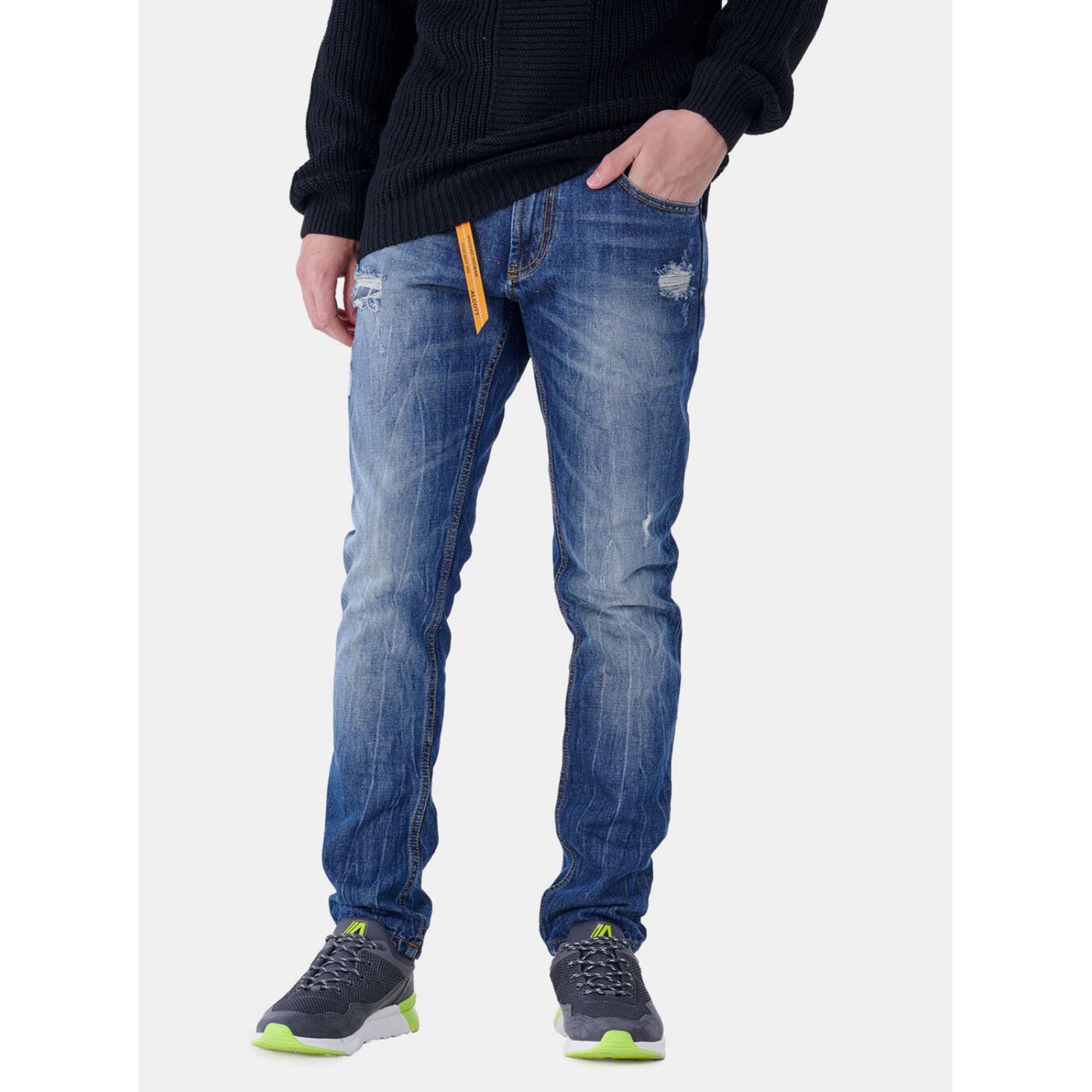 Blue men's slim fit jeans Alcott
