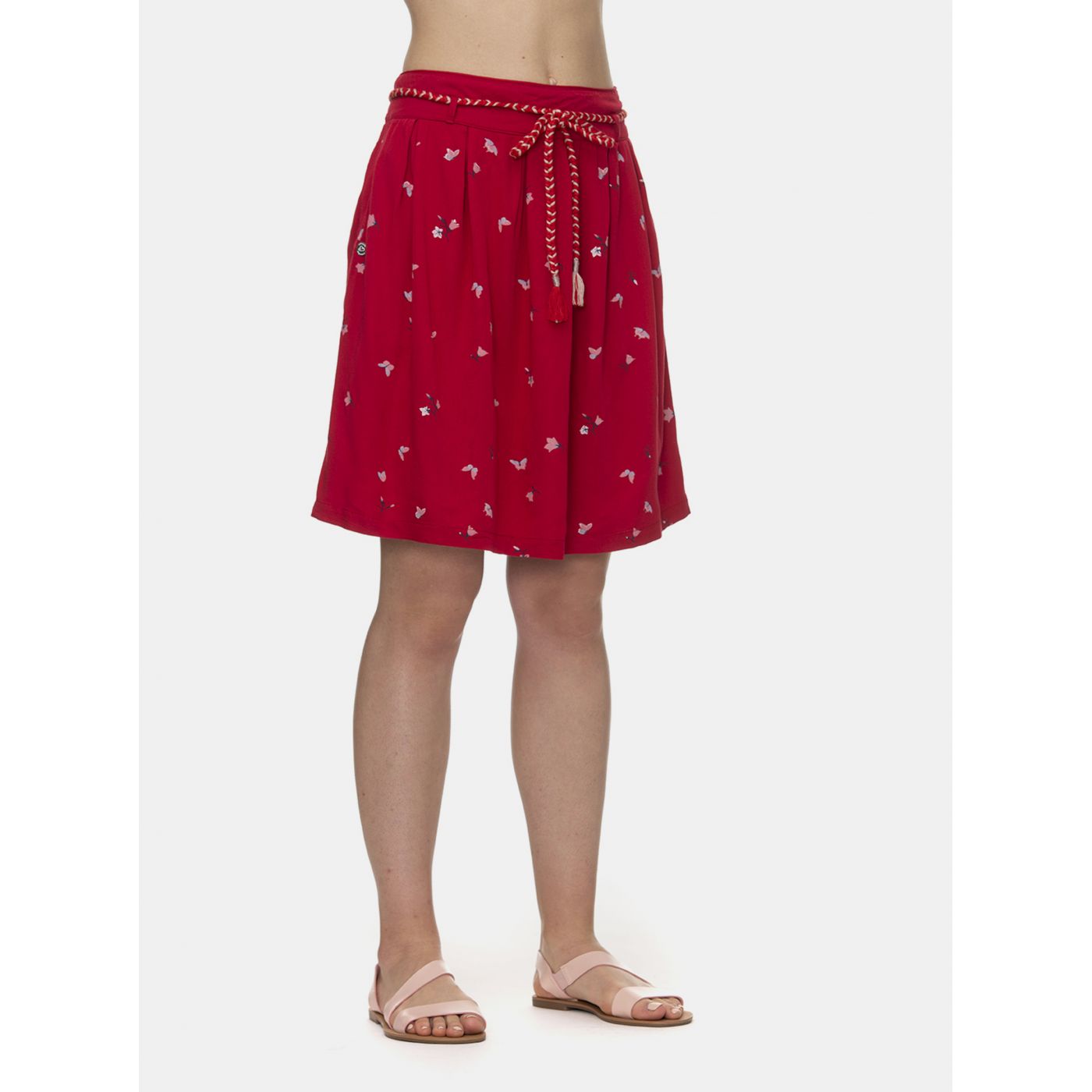Ragwear Red Patterned Skirt