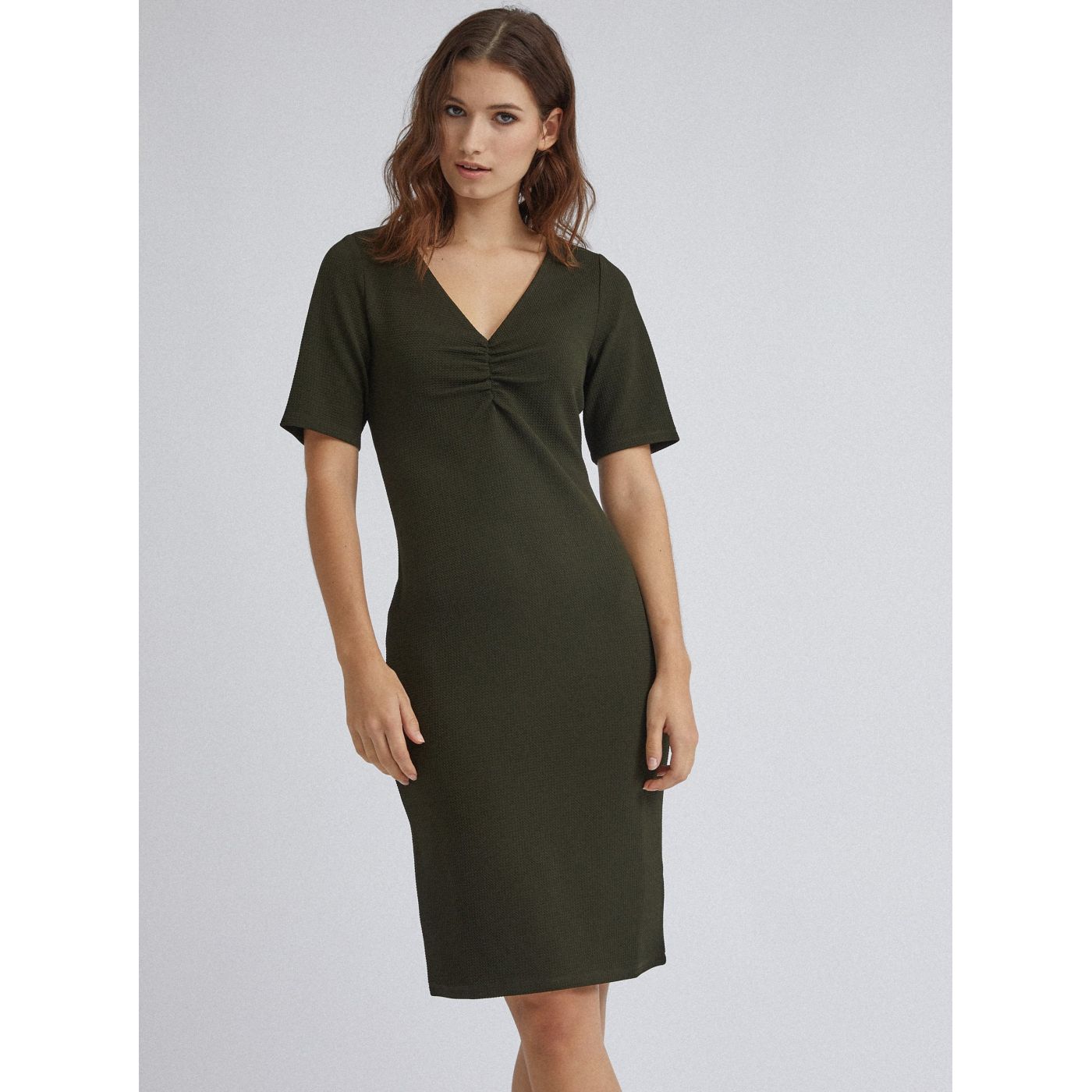 Dark green sleeve dress Dorothy Perkins