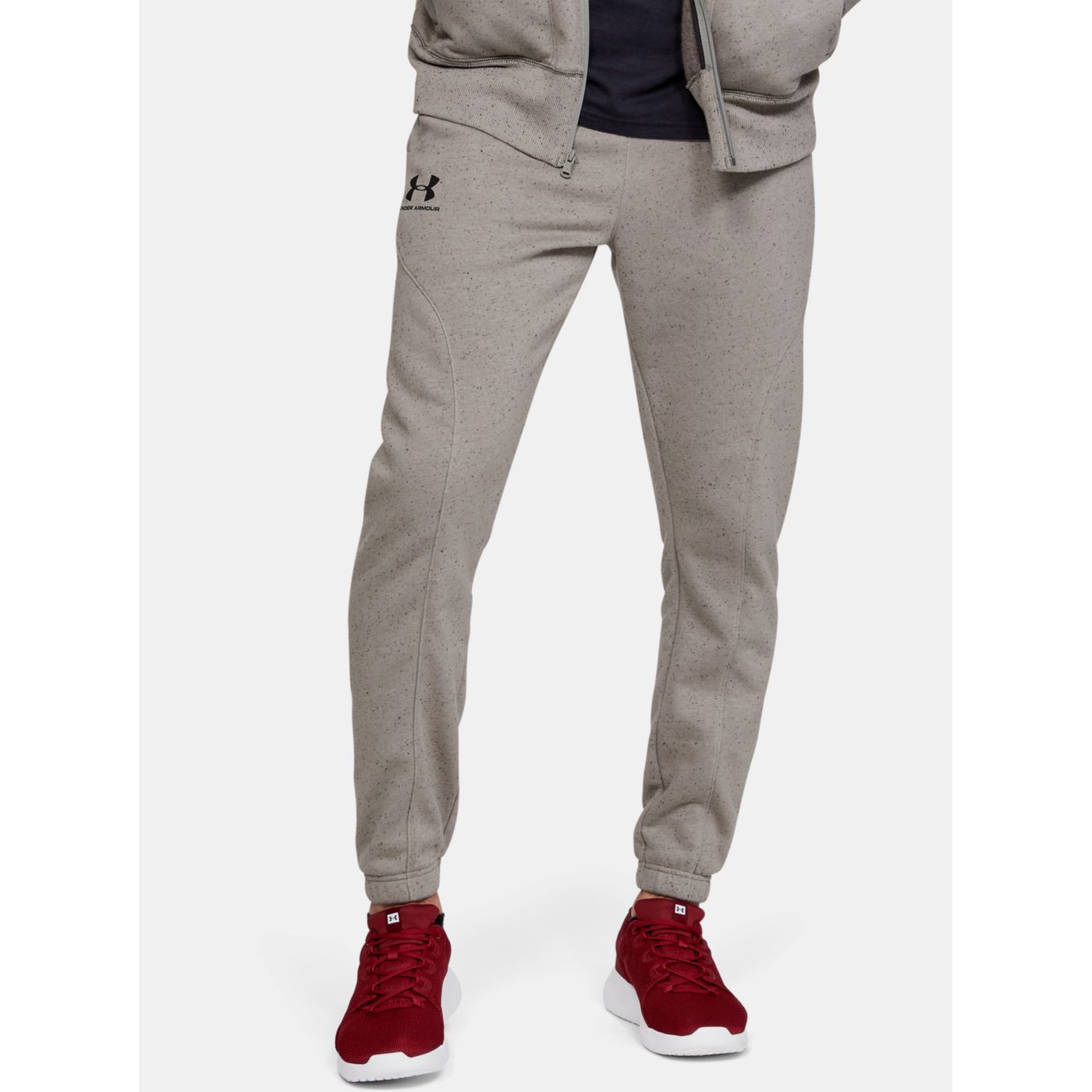 Grey Men's Sweatpants Speckled Fleece Under Armour