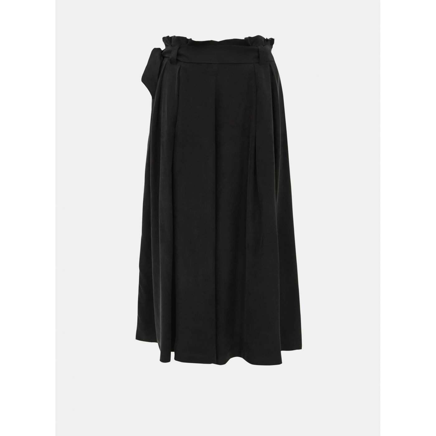 Black Midi Skirt Selected Femme Fruth