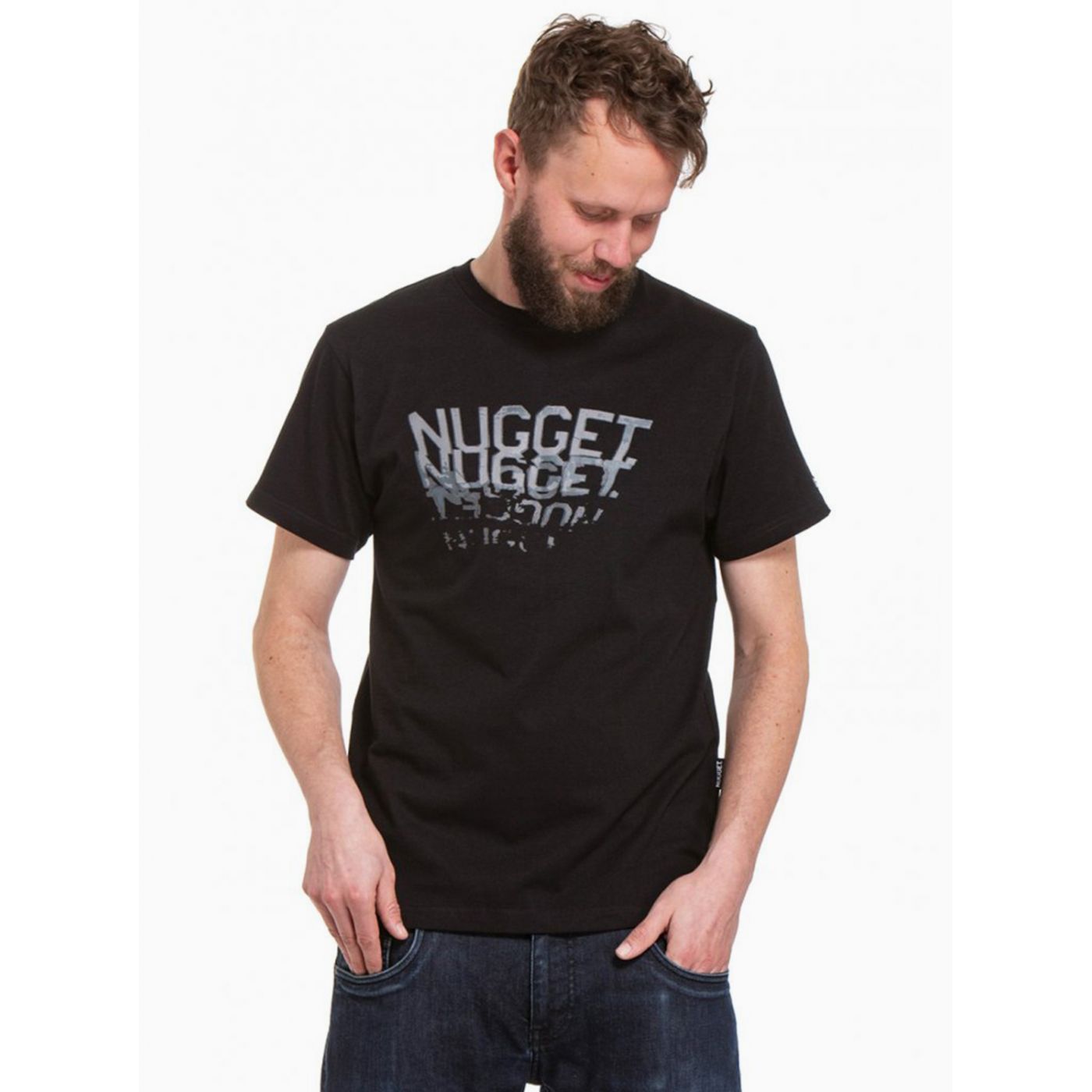 Black Men's T-Shirt NUGGET Biscuit