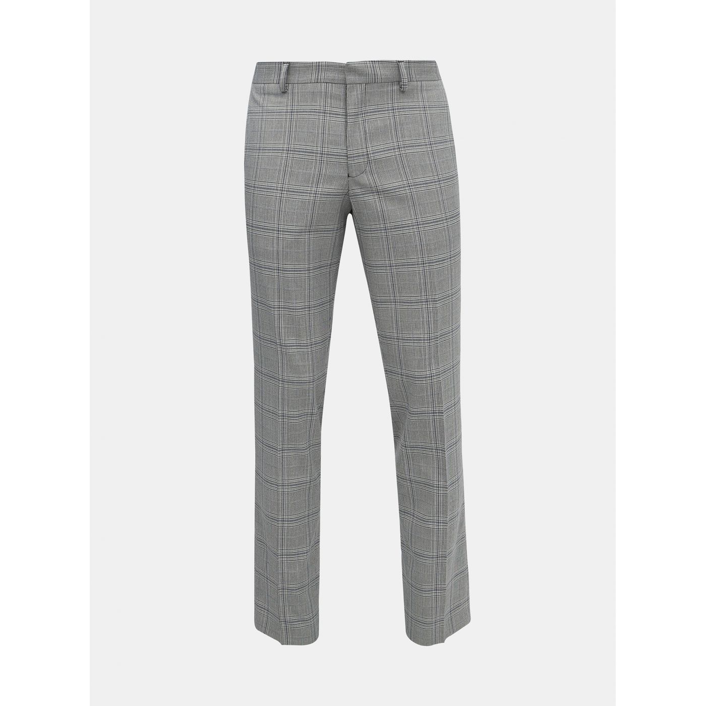 Grey Checked Suit Pants Selected By Homme Emil