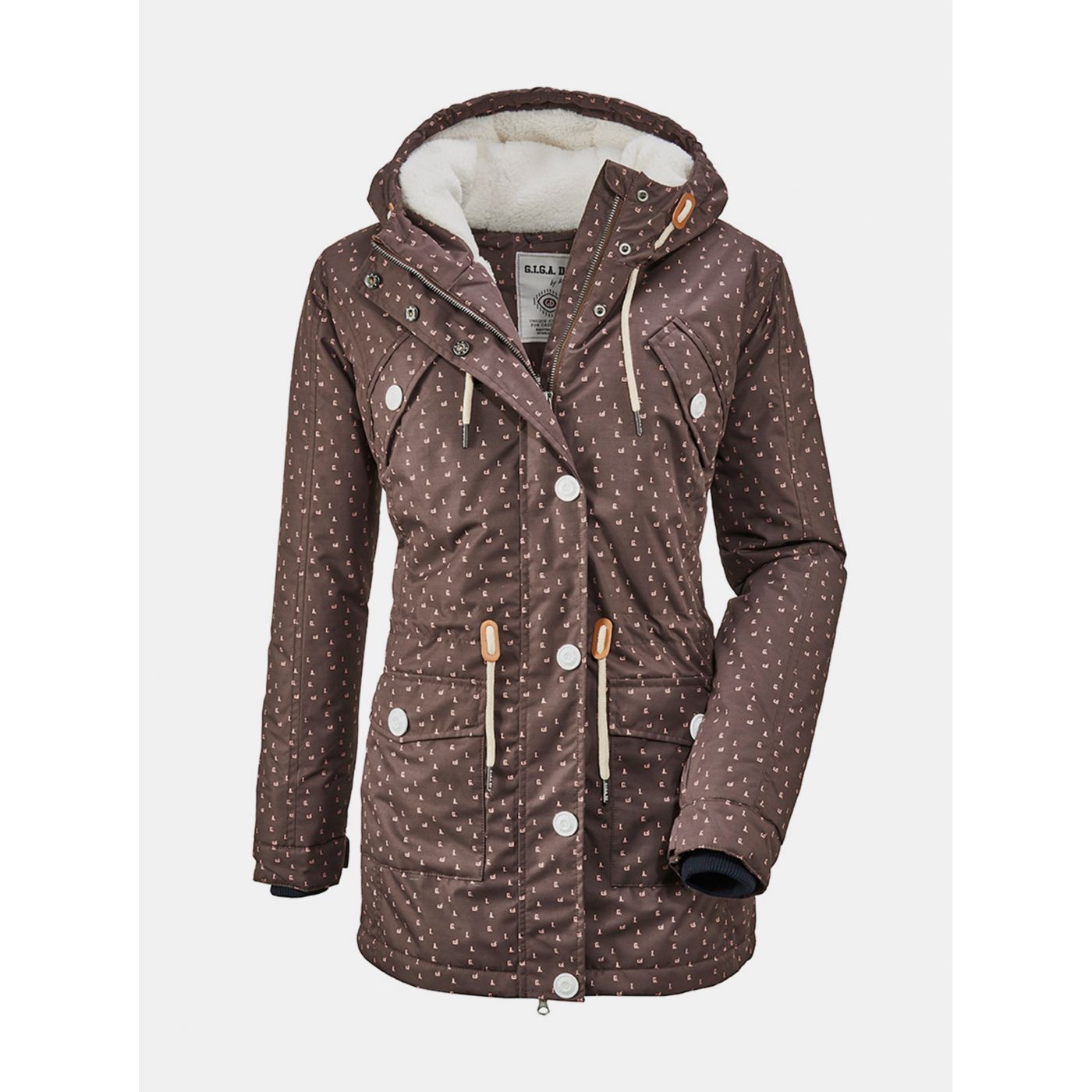 Brown Women's Winter Parka Killtec