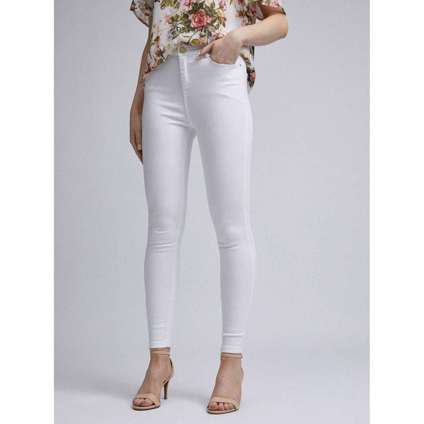 White Skinny Fit Jeans Dorothy Perkins Shape & Lift