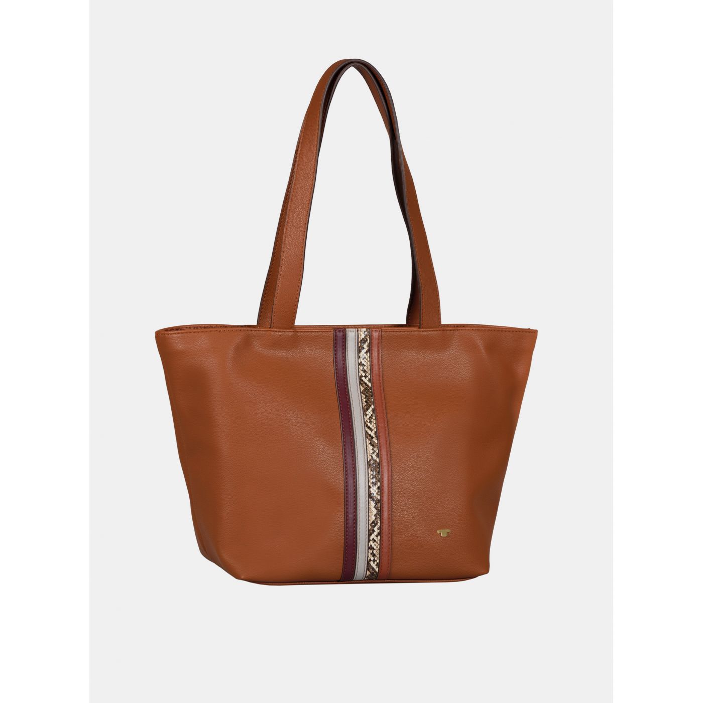 Brown shopper Tom Tailor