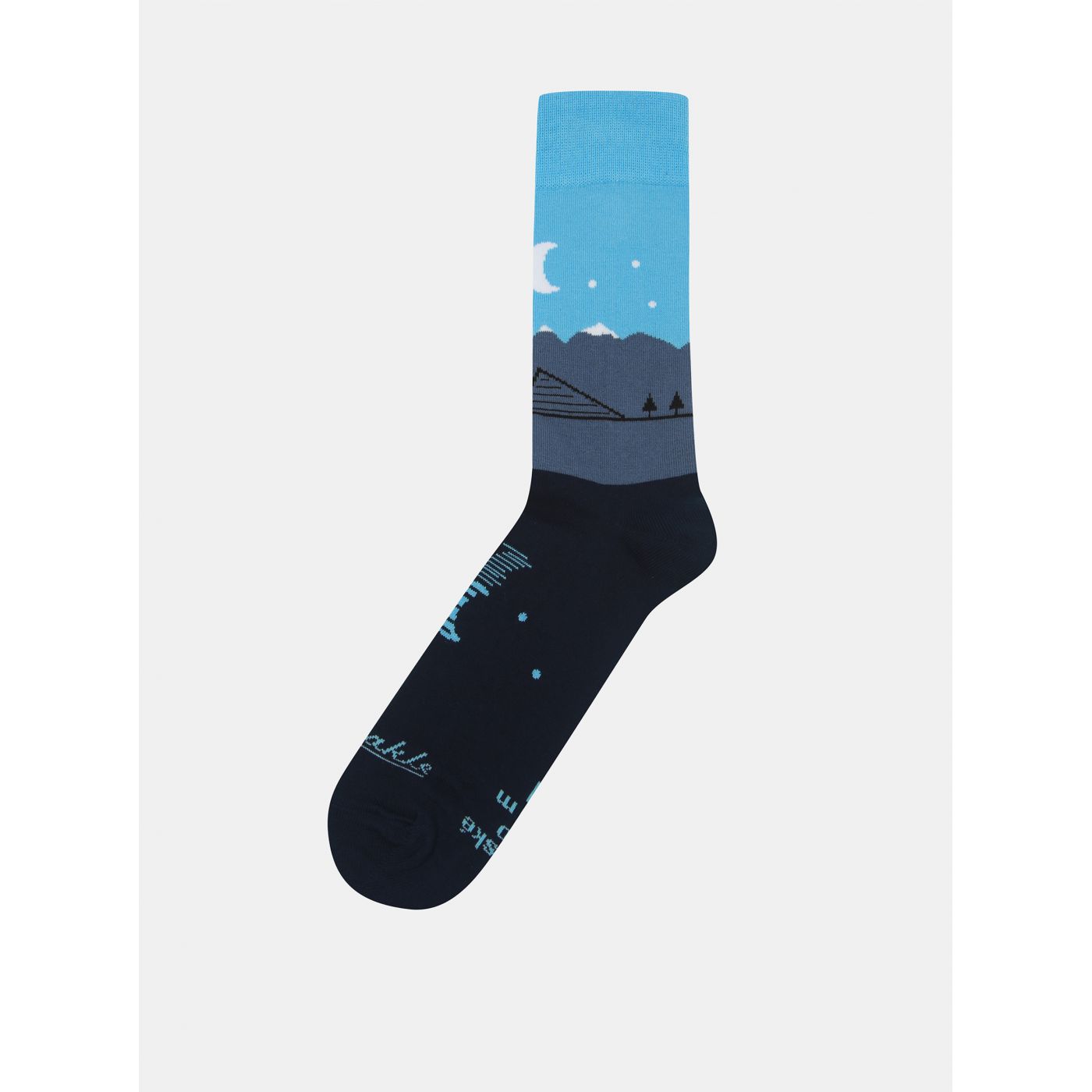 Dark blue socks with fusakle strbske pleso