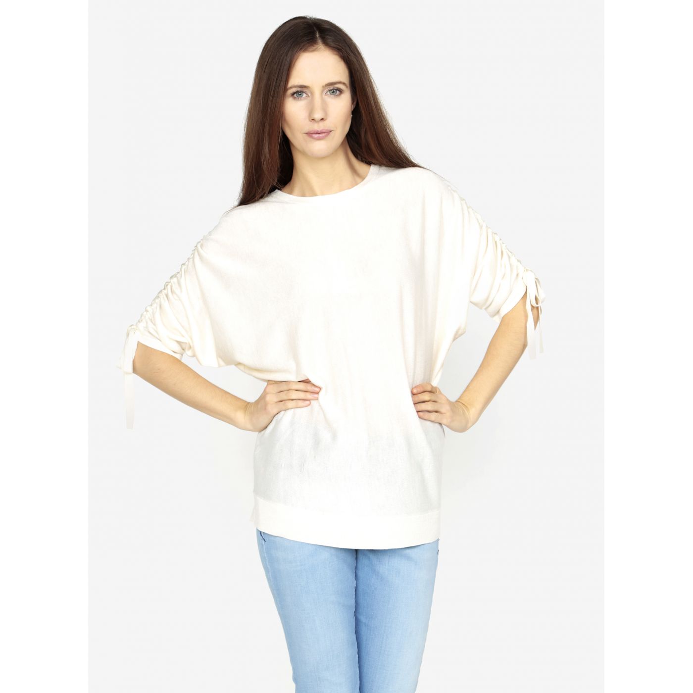 Creamy free sweater with sleeves for downloading VERO MODA Adriana