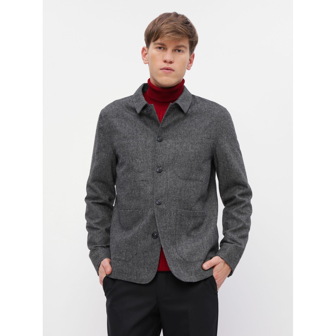 Dark Grey Jacket Selected by Homme Jackson