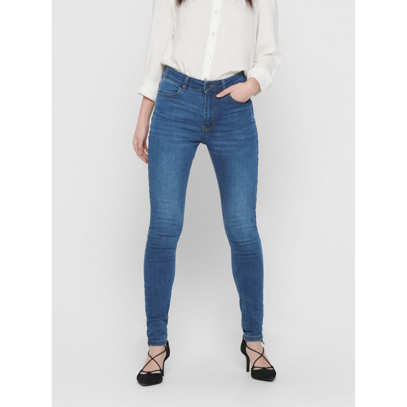 Blue skinny fit jeans Jacqueline de Yong Polli