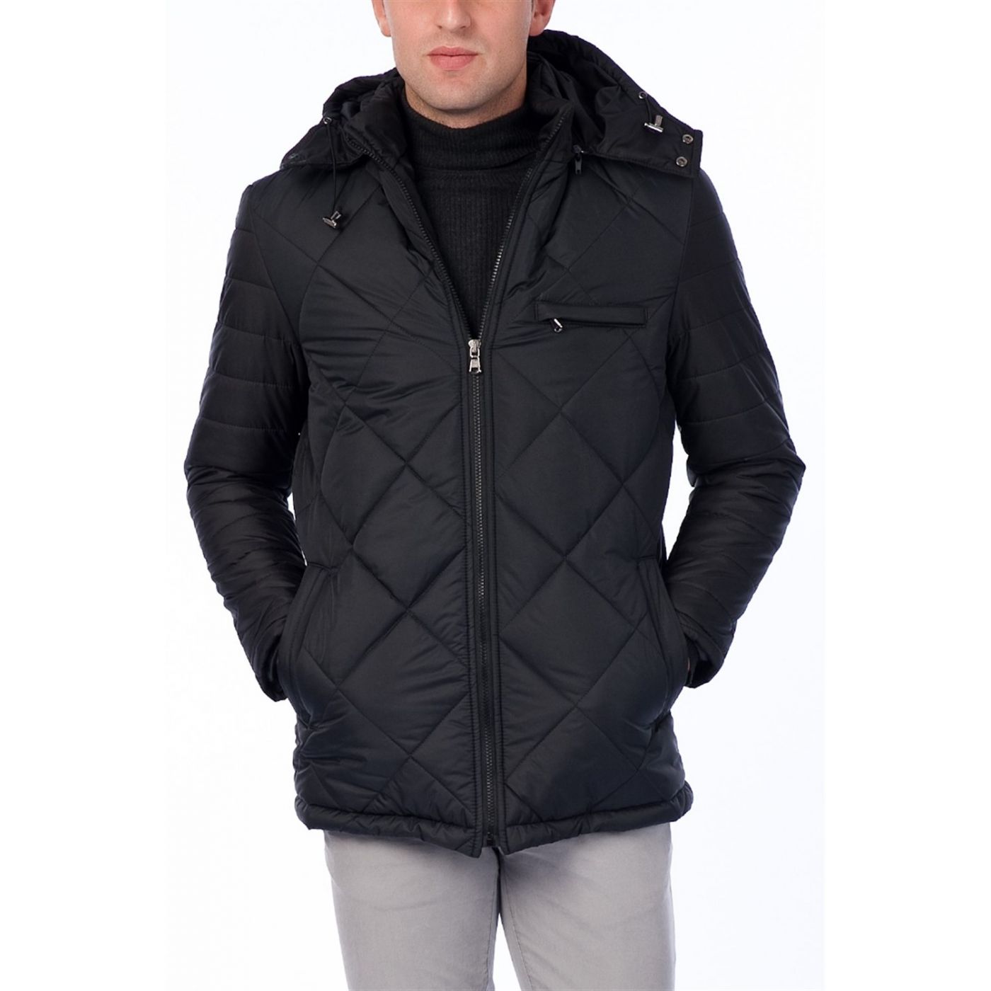 M8605 DEWBERRY MEN's COAT-BLACK