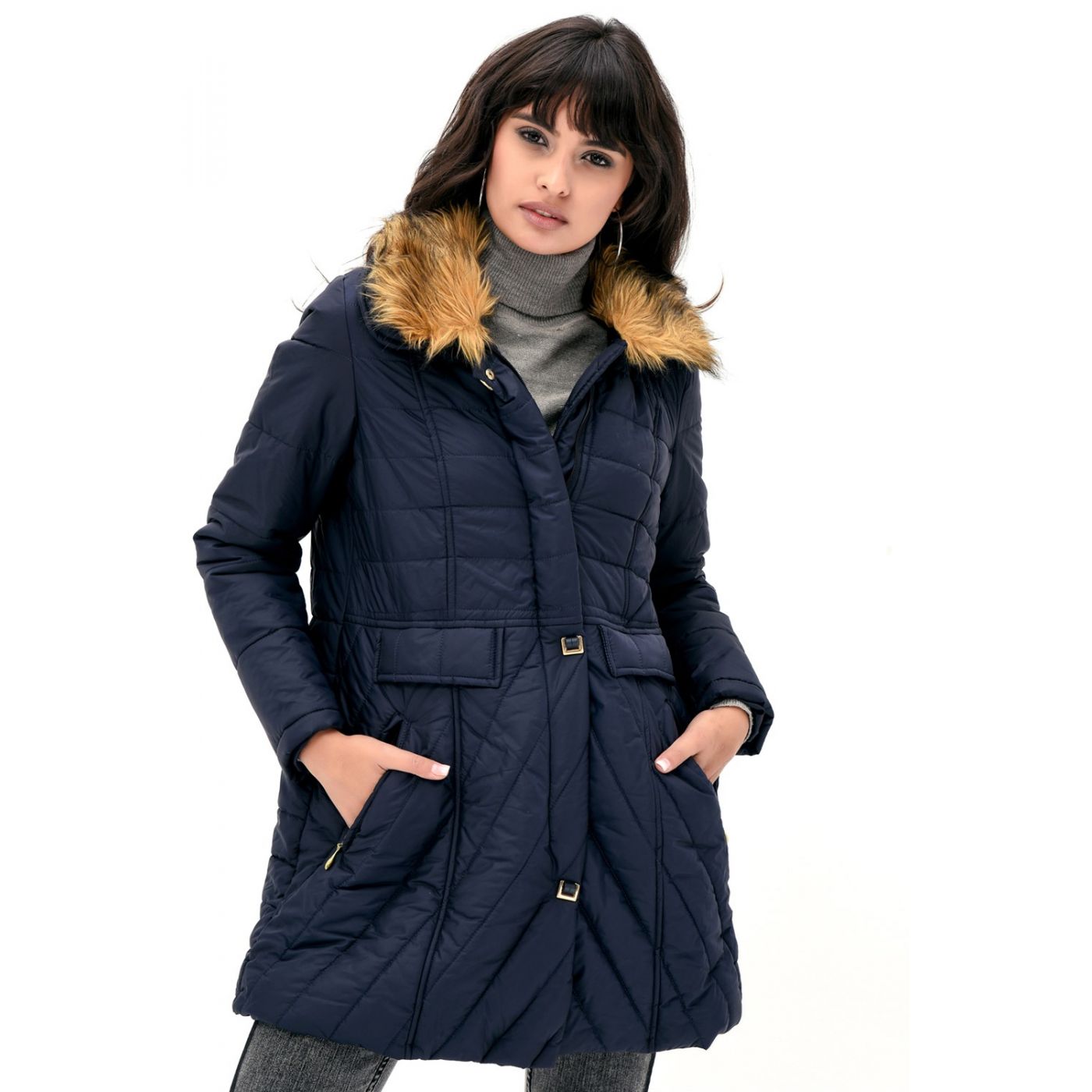 Z6430 DEWBERRY WOMEN's MONT-LACİVERT