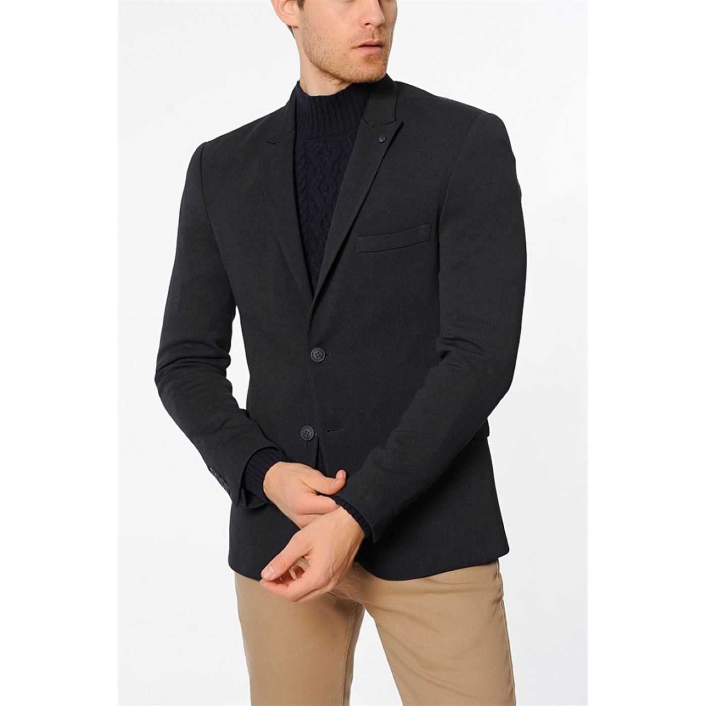 C9032 DEWBERRY MEN's JACKET-LACİVERT