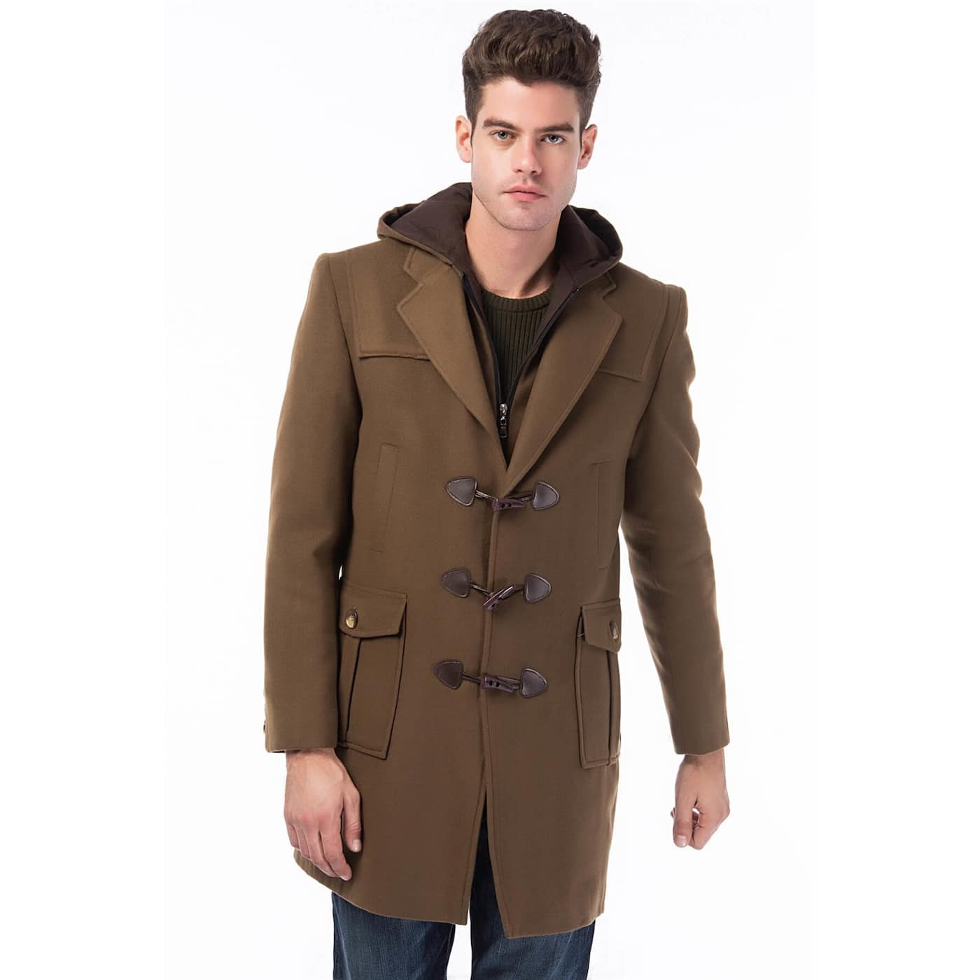 PLT8373 DEWERRY MEN's COAT-CAMEL