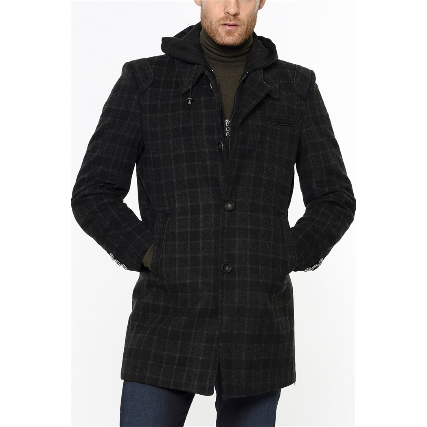 SICAK KIŞ MODASI PLT7641 DEWBERRY PALTO-PLAID