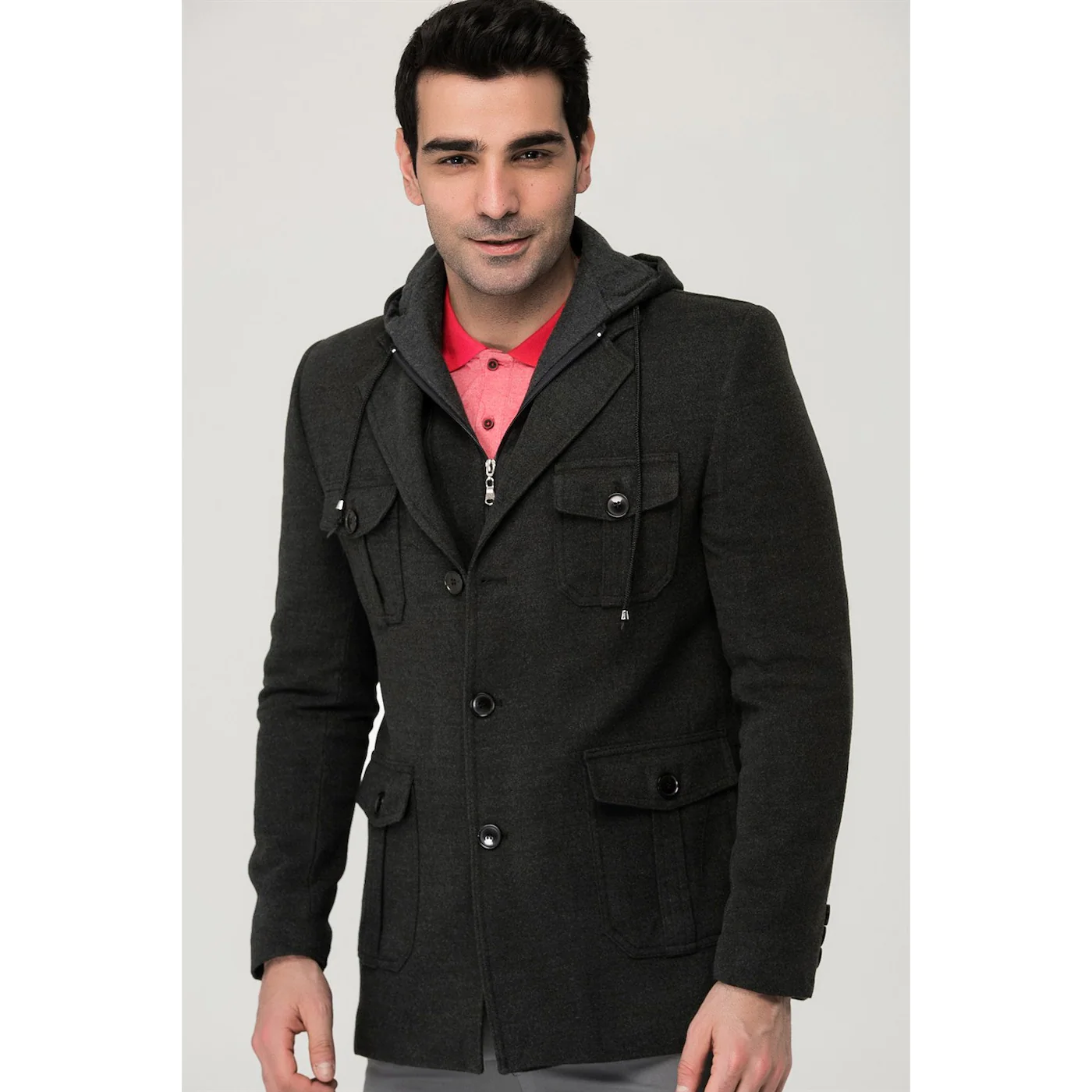 K7536 DEWBERRY MALE KABAN-ANTHRACITE