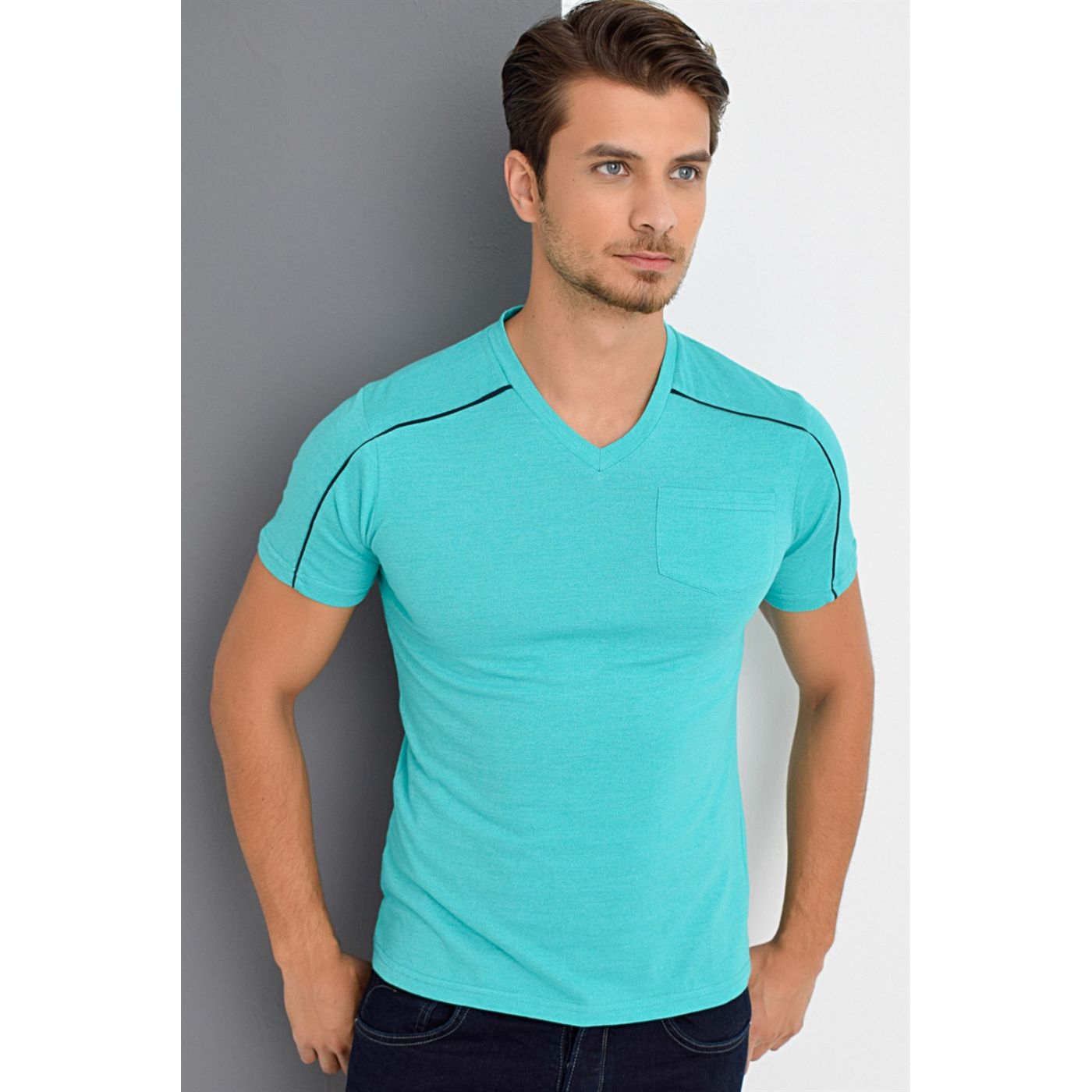 T8540 DEWBERRY T-SHIRT-GREEN