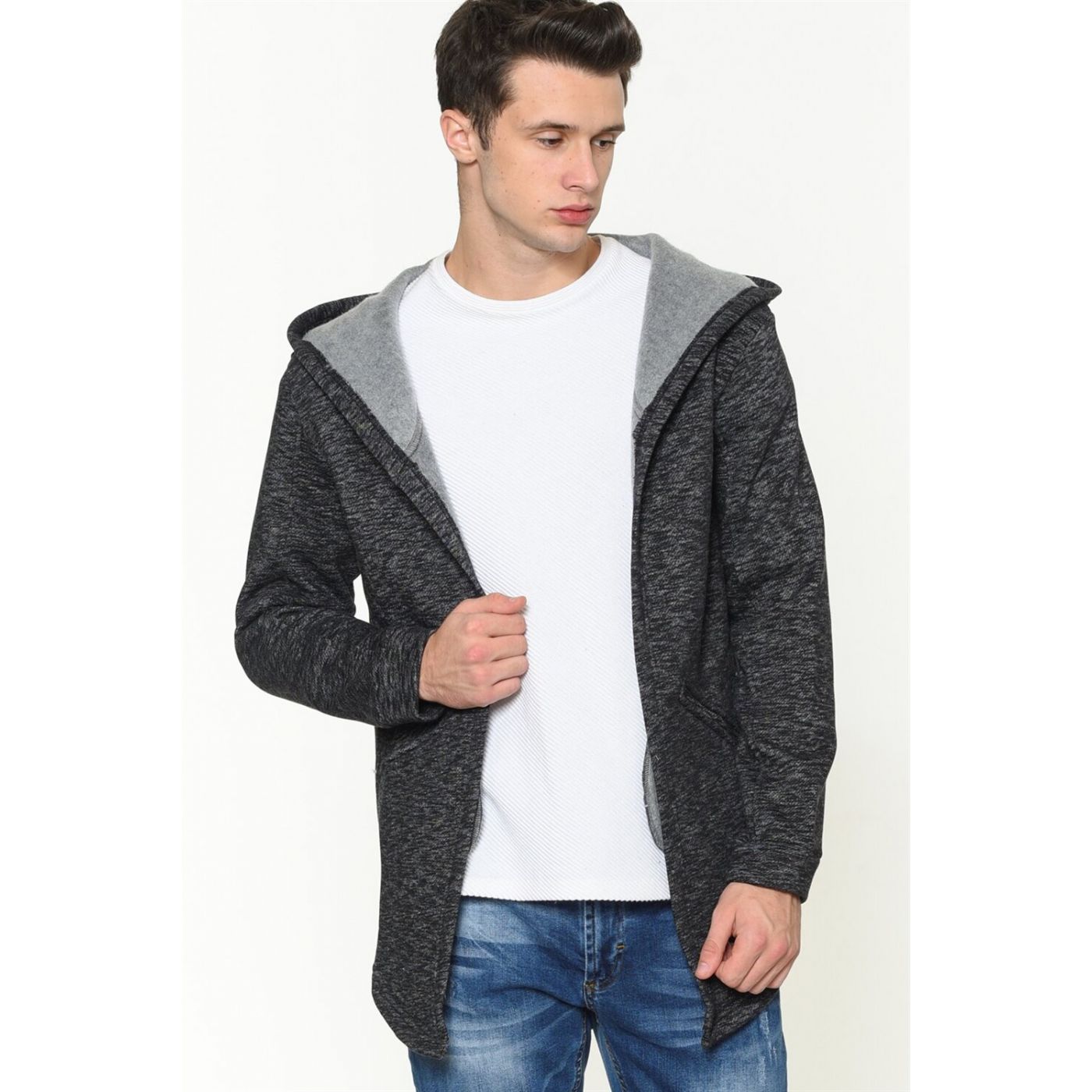 1030 DEWBERRY MEN'S SWEATSHIRT-ANTHRACITE
