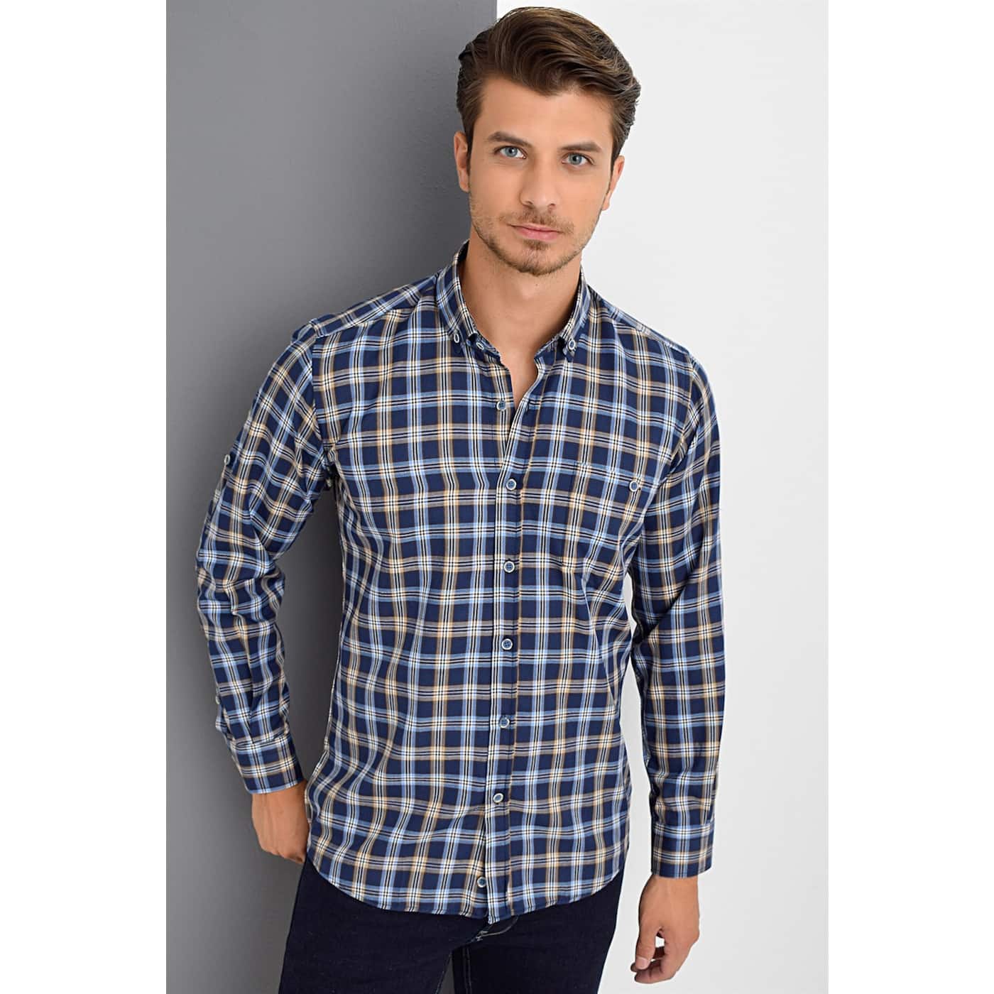 G672 DEWBERRY MEN's SHIRT-NICKNAME- COFFEE
