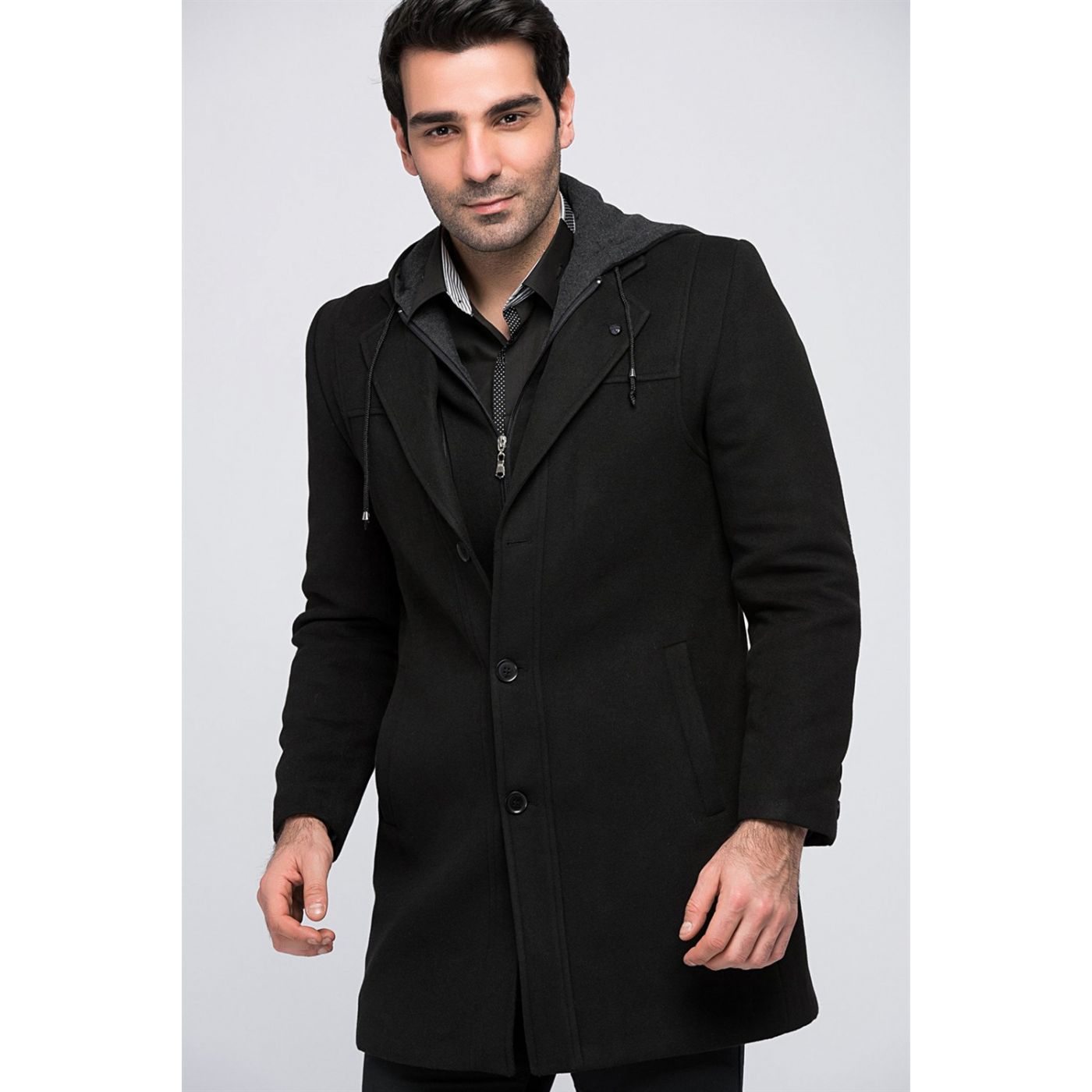 PLT8342 DEWBERRY DEWBERRY COAT-BLACK