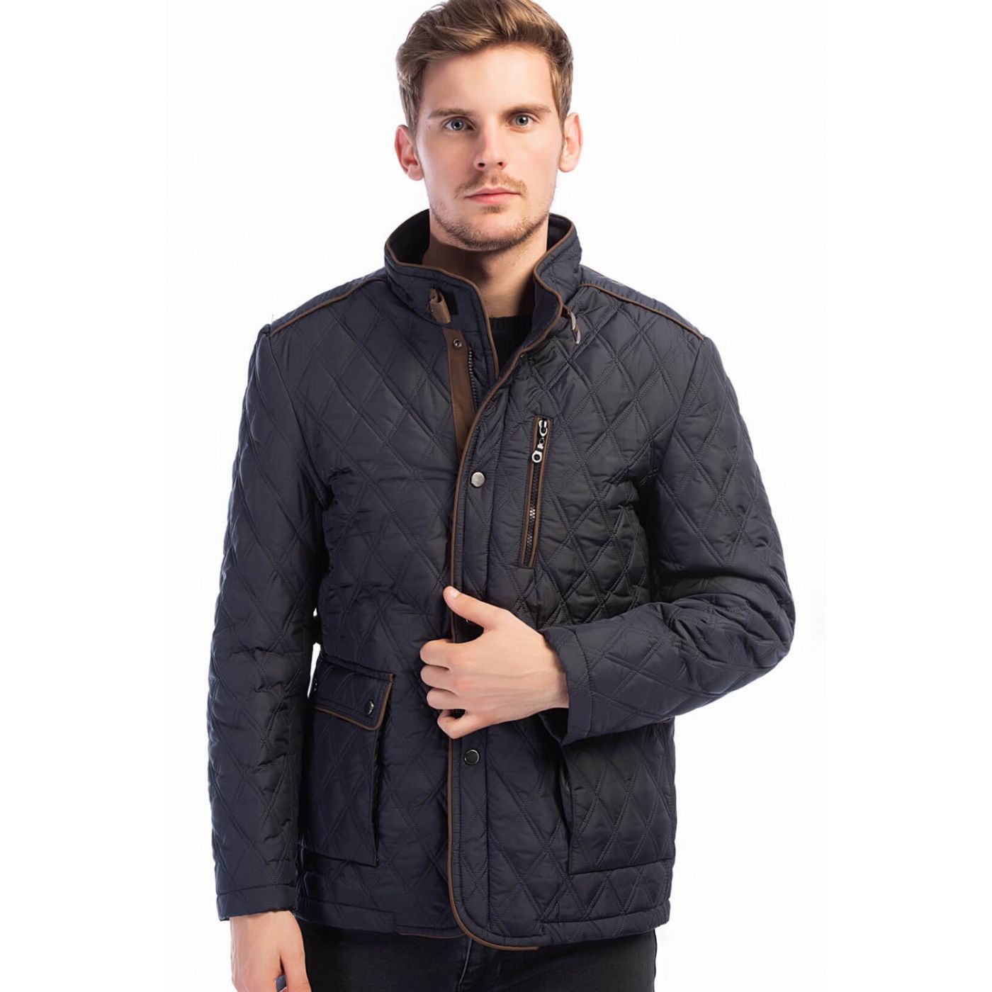 M8632 DEWBERRY MEN's COAT-LACİVERT