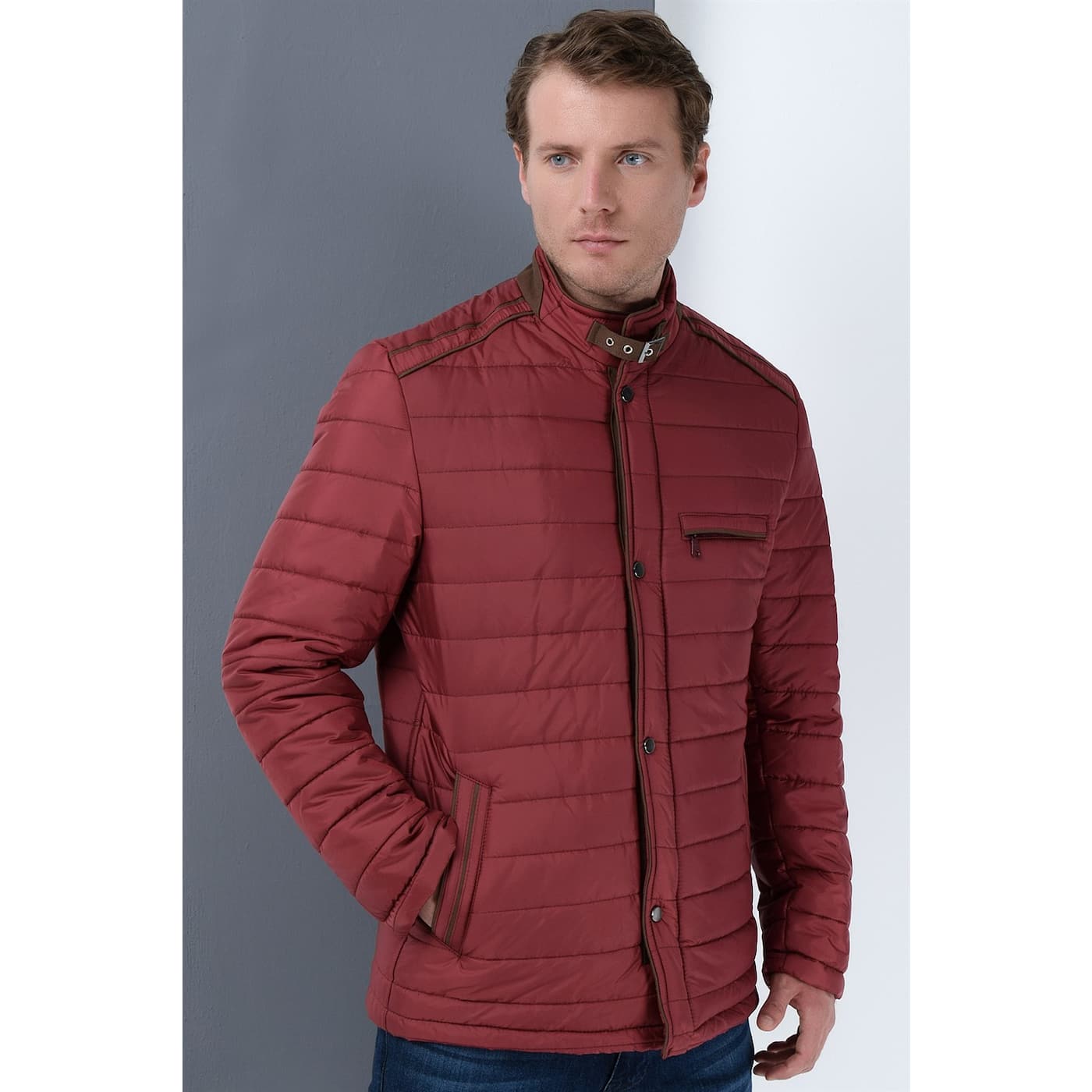 M8610 DEWBERRY SLIM FIT MONT-BURGUNDY