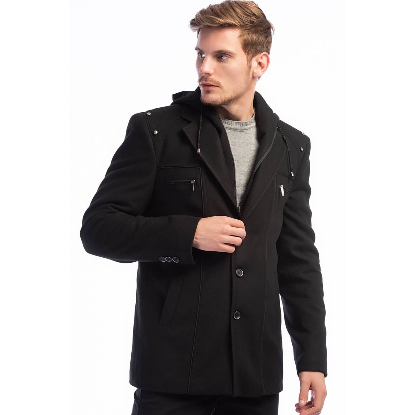 K7530 DEWBERRY KABAN-BLACK