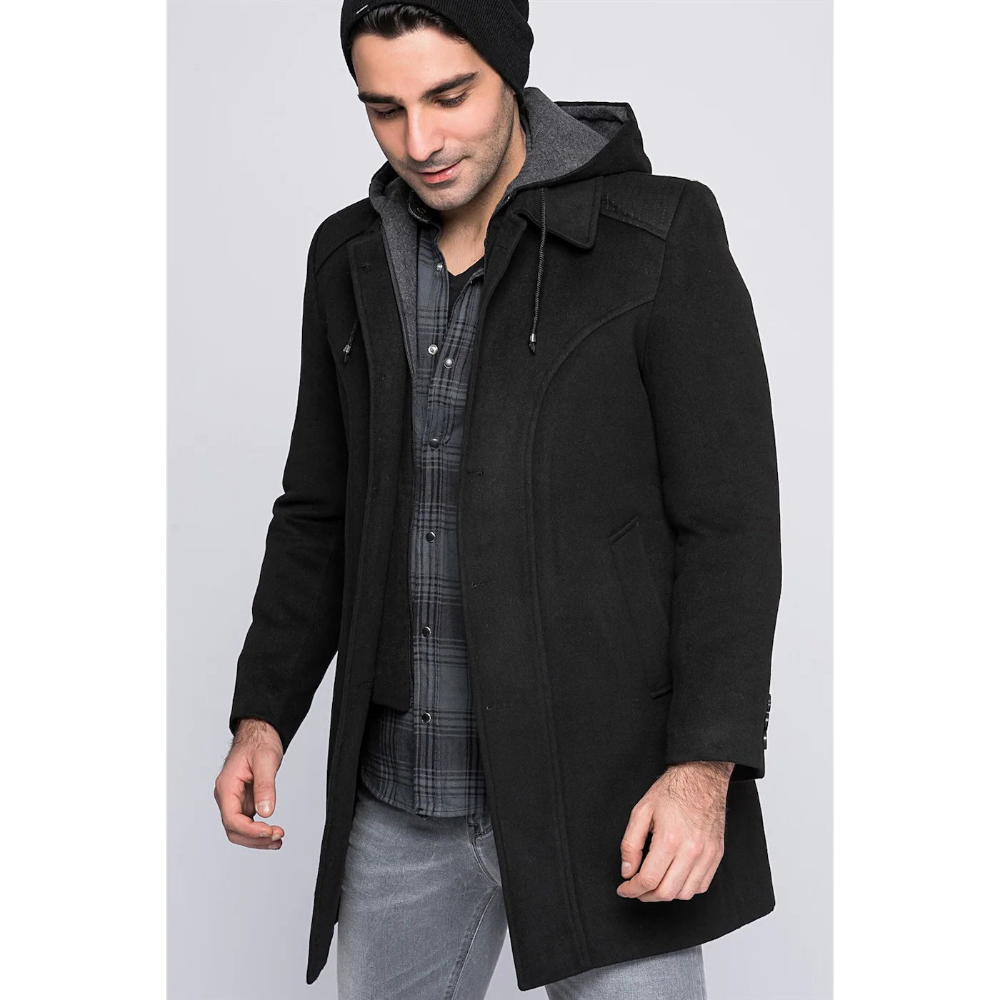 PLT8339 DEWBERRY COAT-BLACK