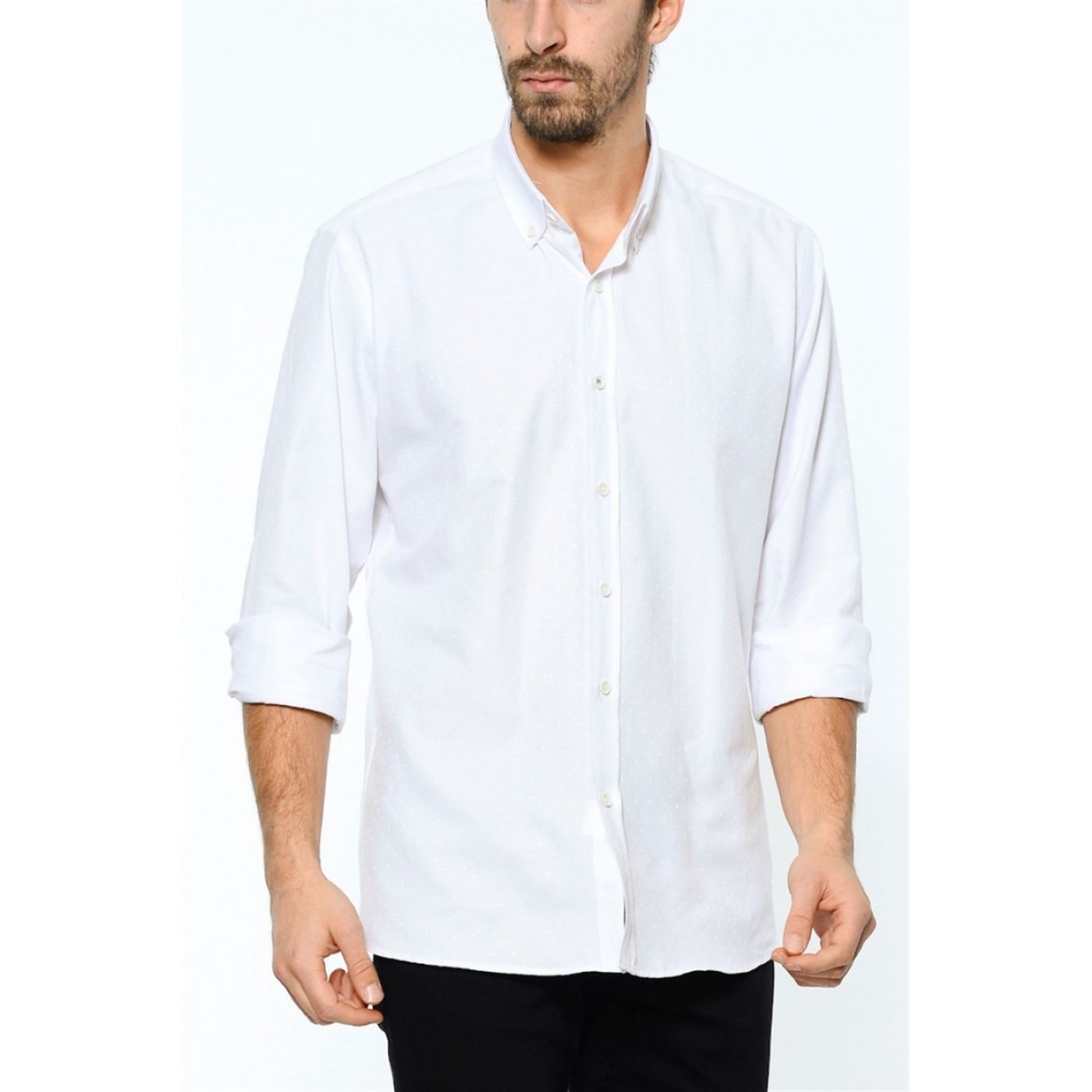 G604 DEWBERRY SHIRT-WHITE