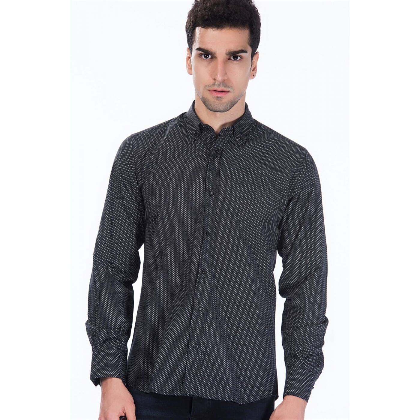 G598 DEWBERRY SHIRT-BLACK