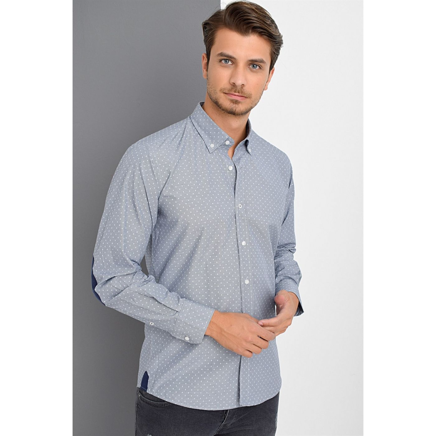 G612 DEWBERRY SHIRT-BLACK