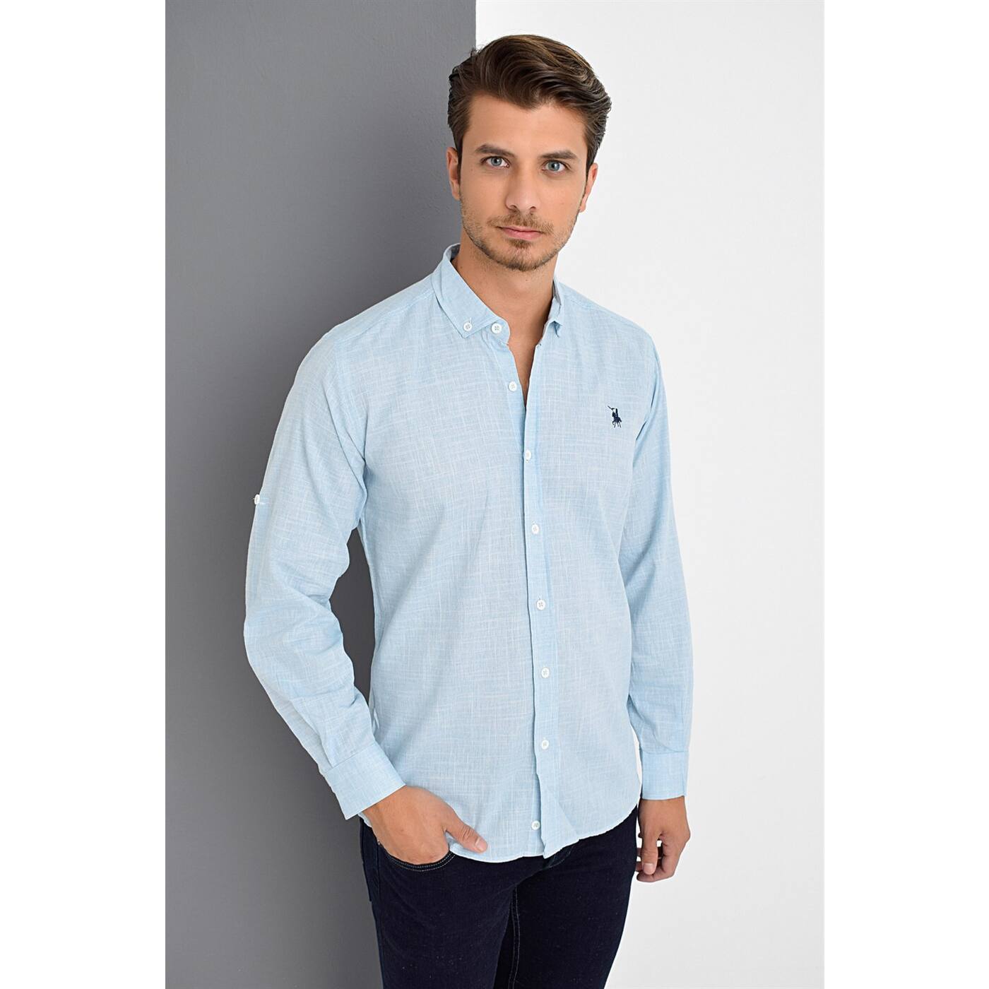 G648 DEWBERRY SHIRT-TURQUOISE