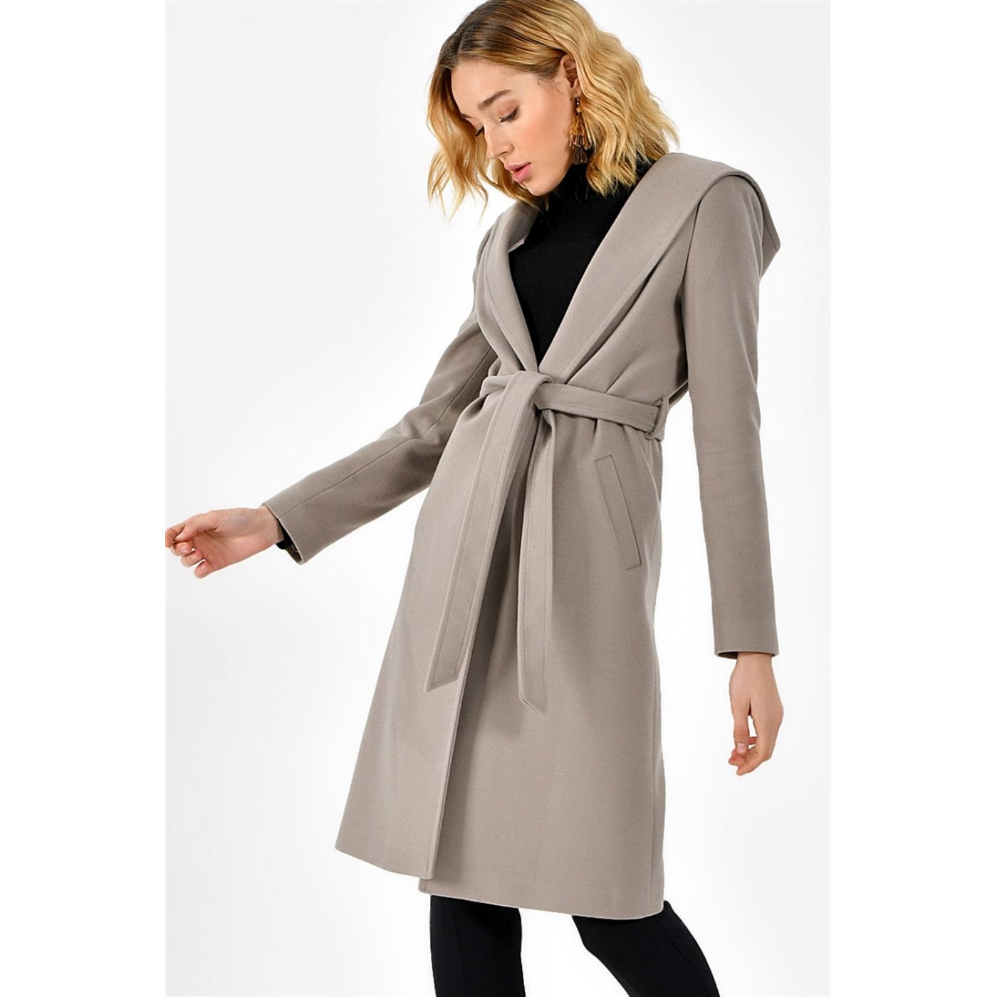 Z6630 DEWBERRY WOMEN's PALTO-BEJ
