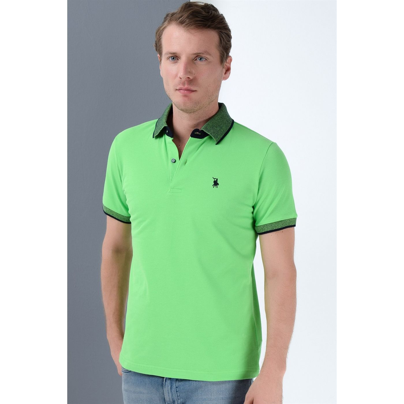 T8566 DEWBERRY MEN's T-SHIRT-GREEN