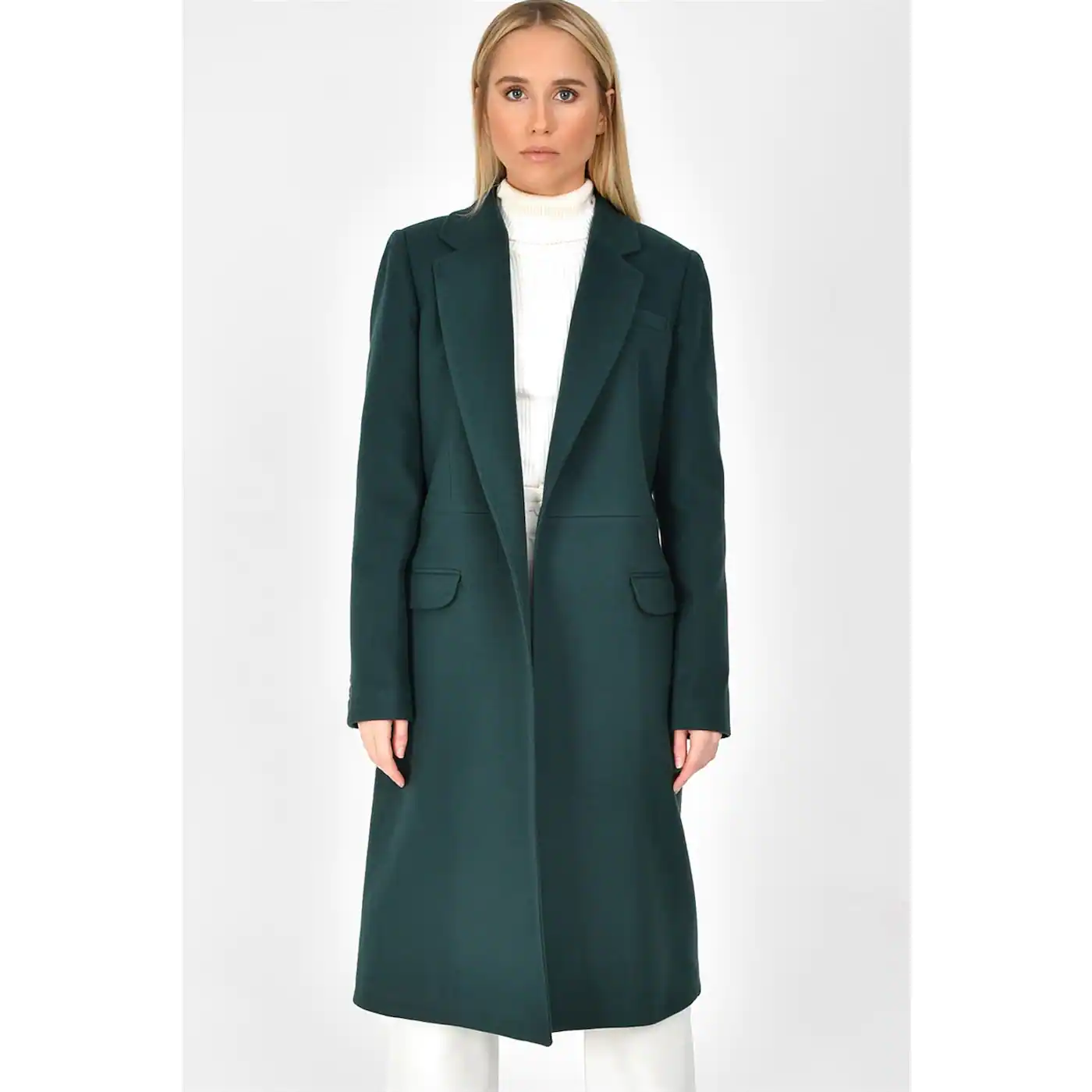 Z6628 DEWBERRY WOMEN's COAT-GREEN