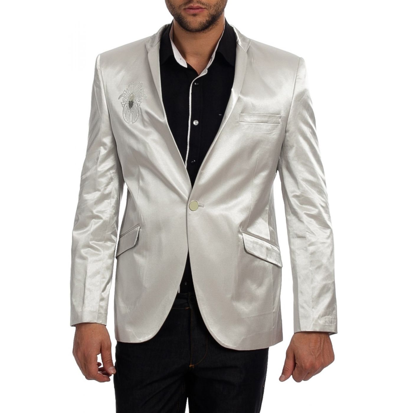 9150 DEWBERRY GLARE ANGEL MEN'S JACKET-GREY
