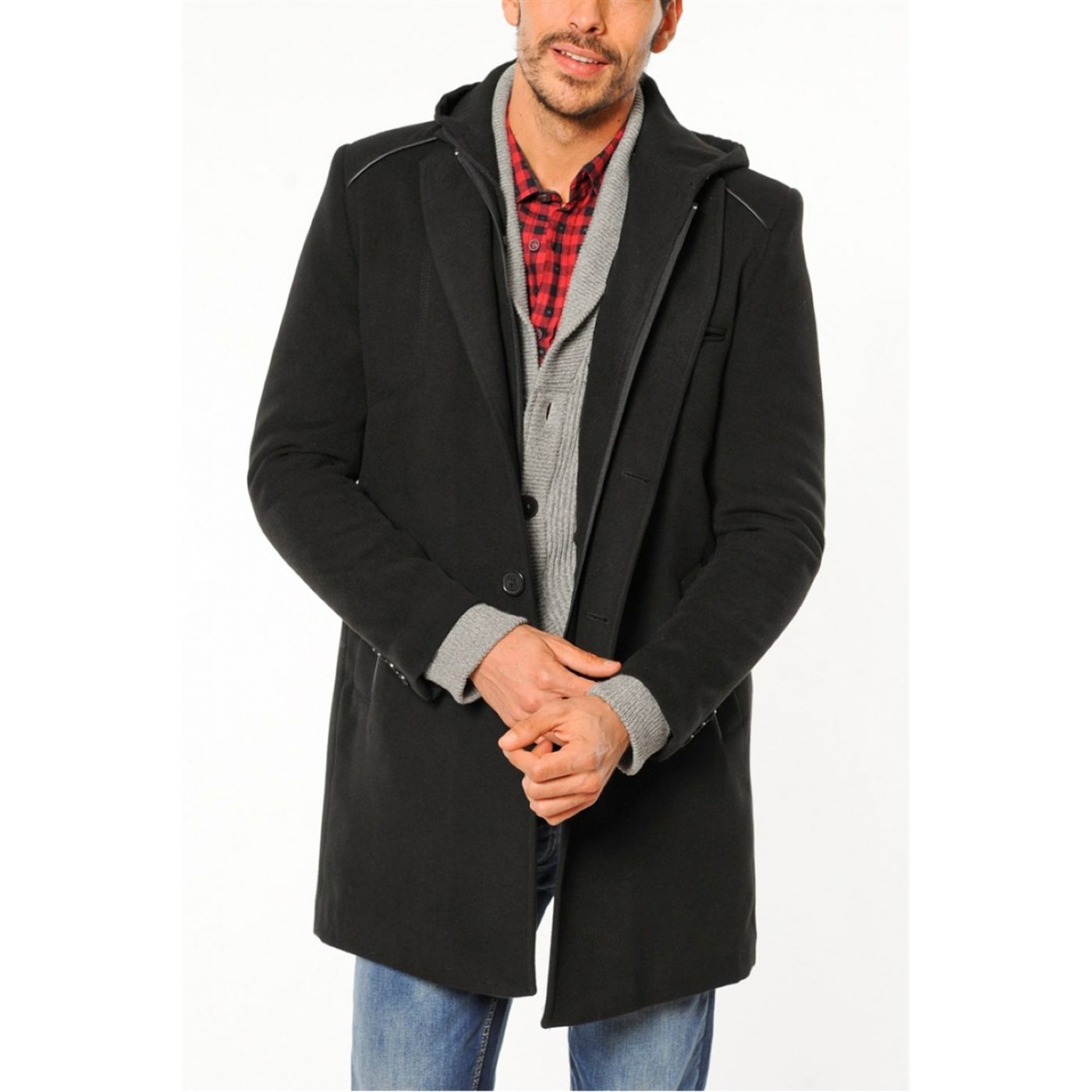 SICAK KIŞ MODASI PLT8203 DEWBERRY COAT-BLACK